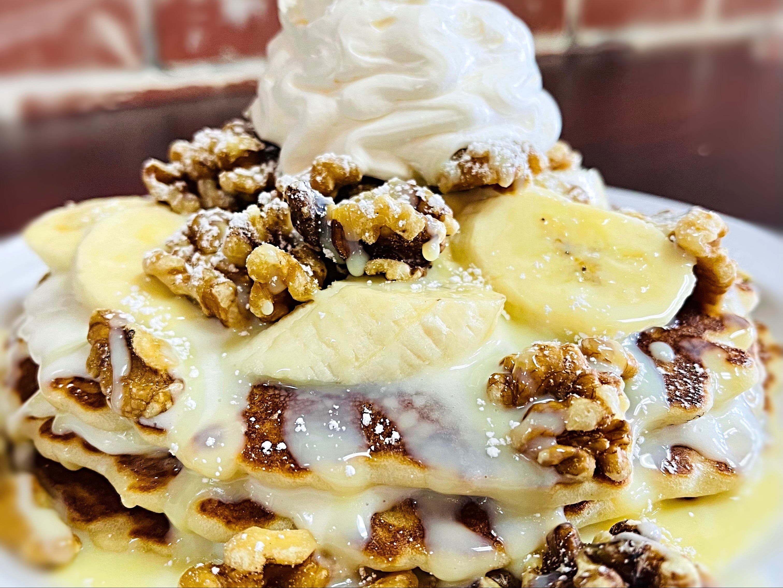 Banana Walnut Pancakes