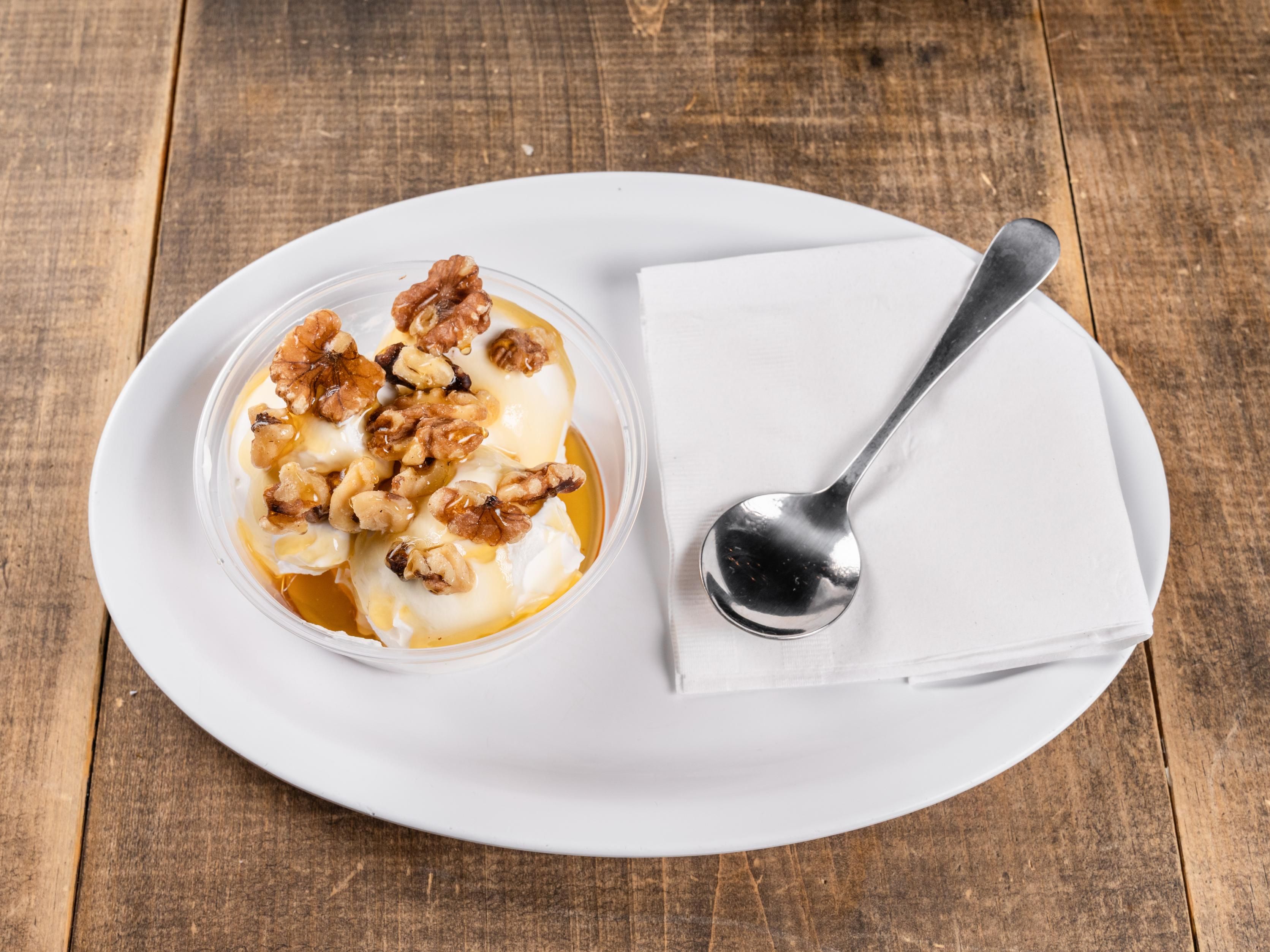 Yogurt Honey and Walnuts.