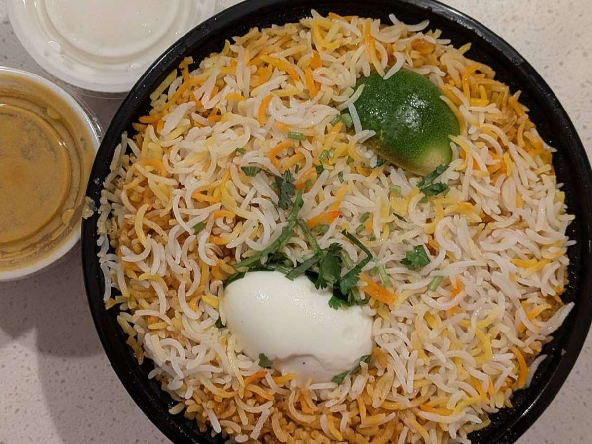 Tawa Lamb Biryani.