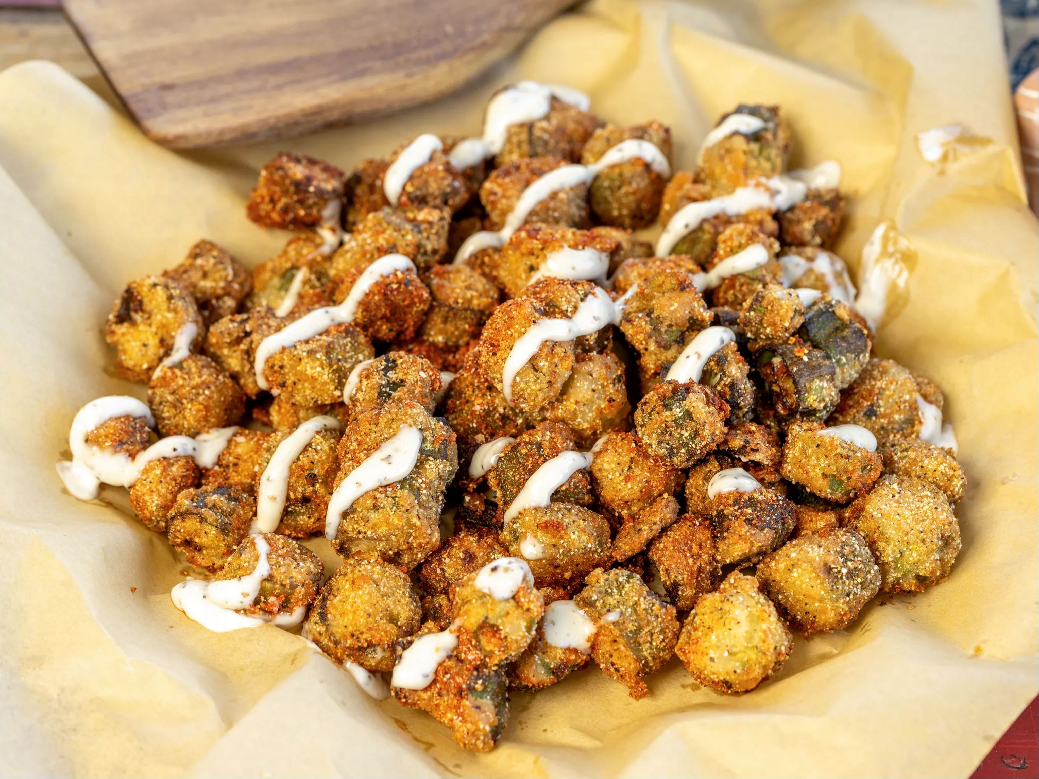 Fried Okra app.