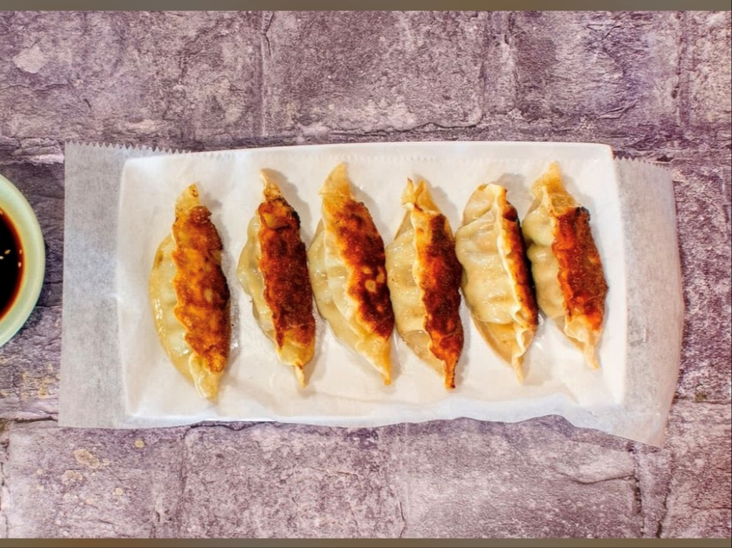 PAN FRIED DUMPLINGS.
