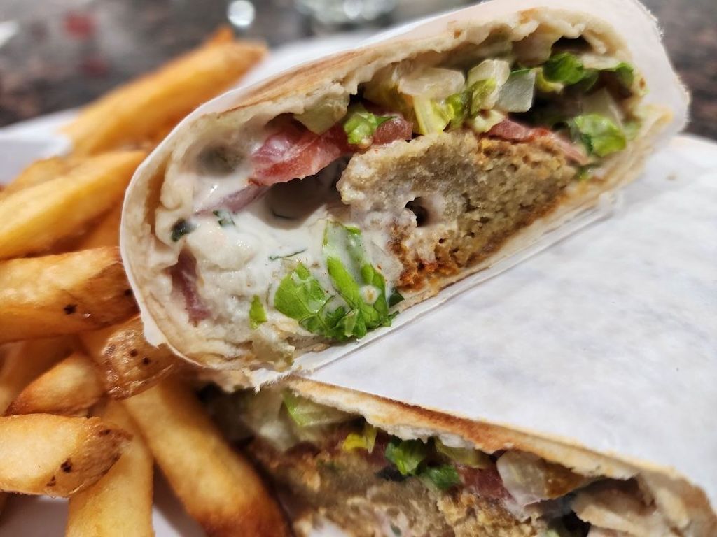 Falafel Hummus Wrap