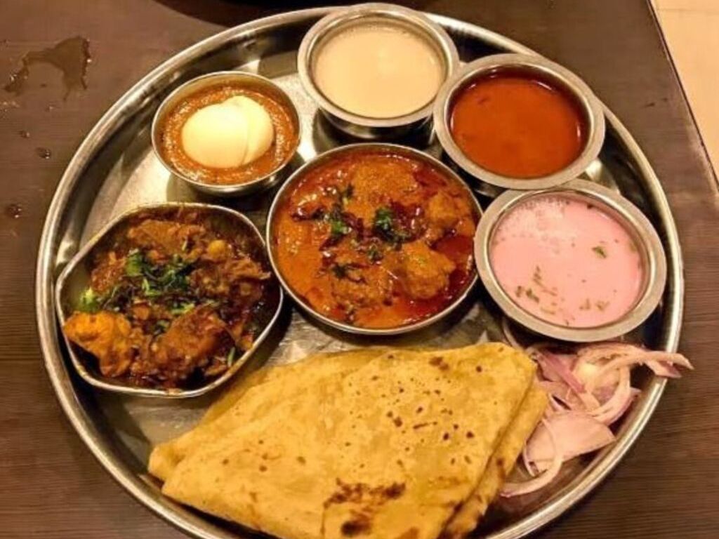 Goat/lamb Thali.