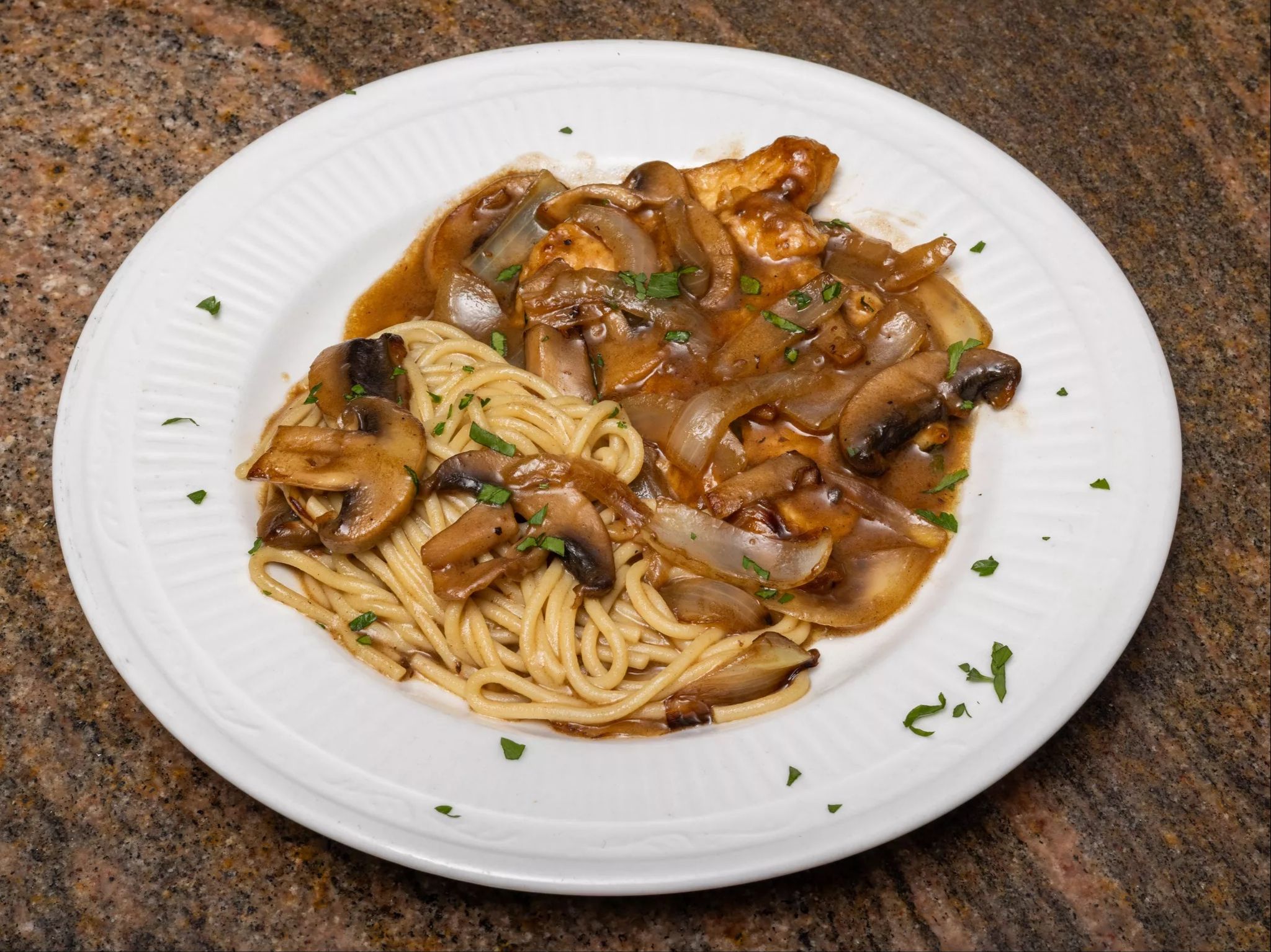 Chicken Marsala.
