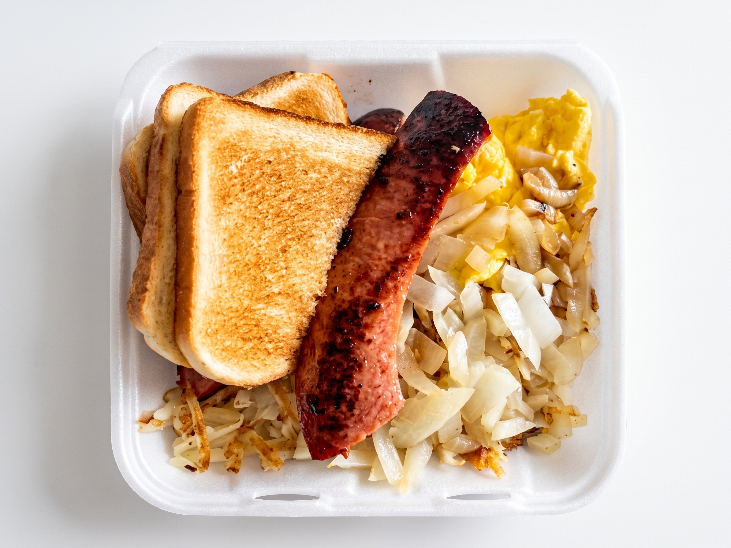Polish Sausage & Eggs.