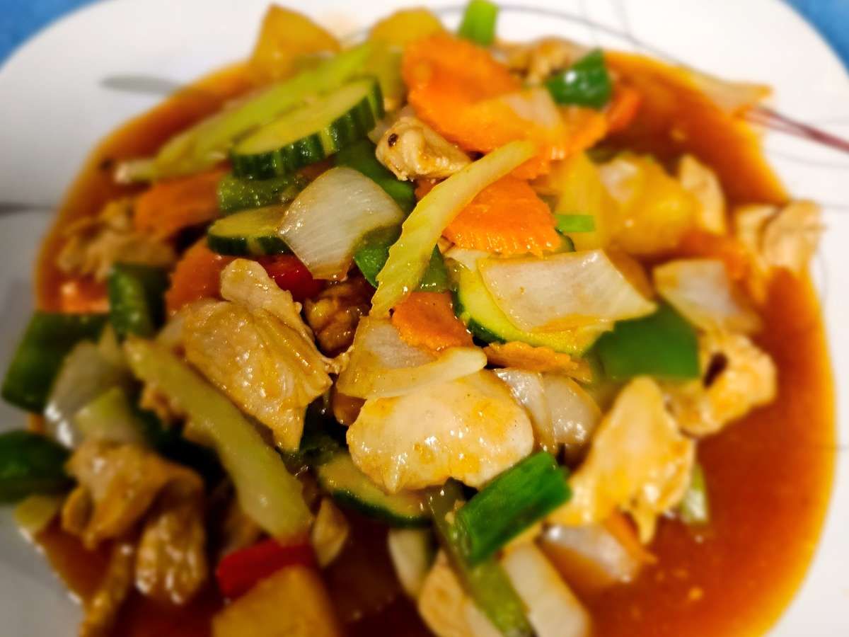 E82 Sweet & Sour Dinner.