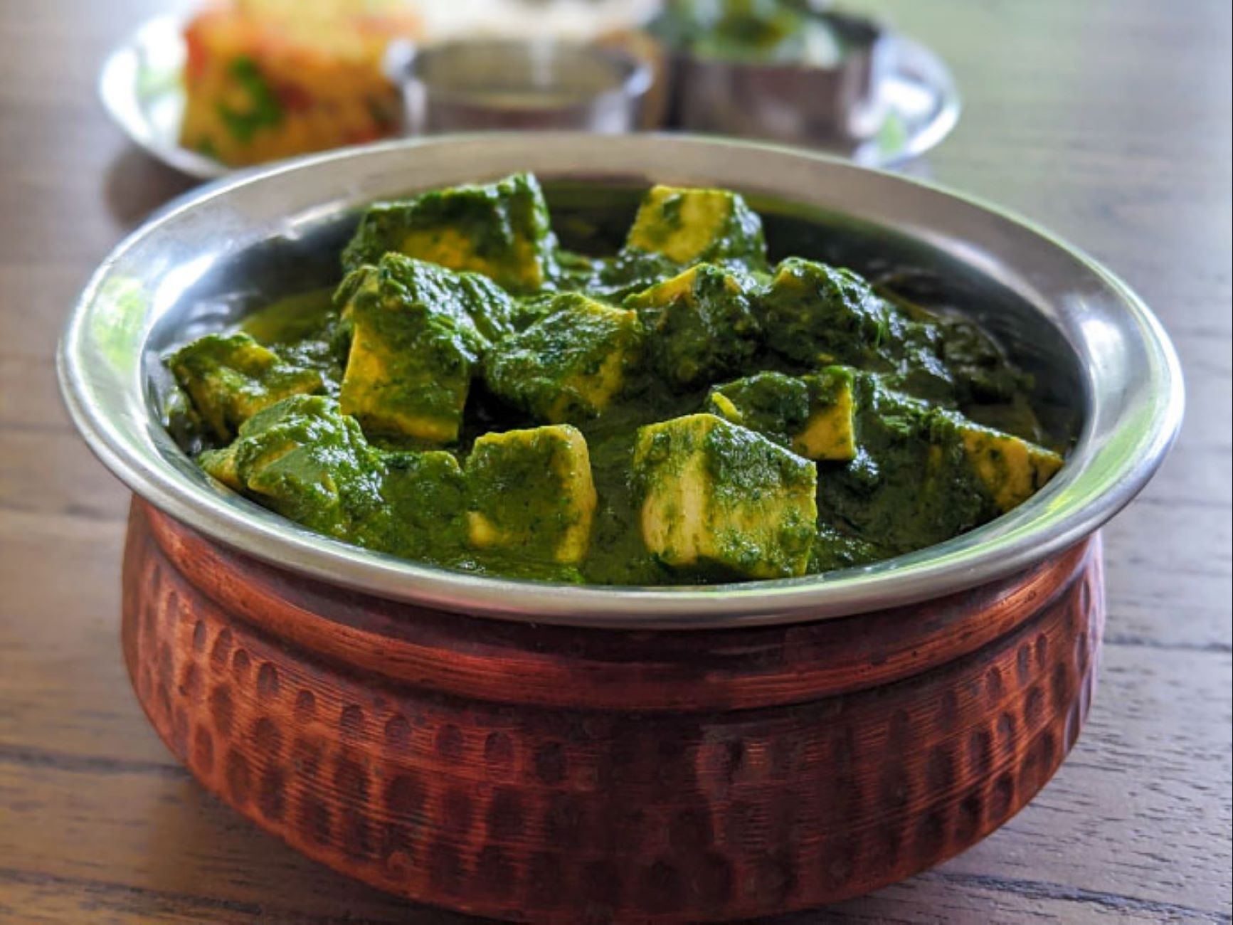 Saag Paneer.