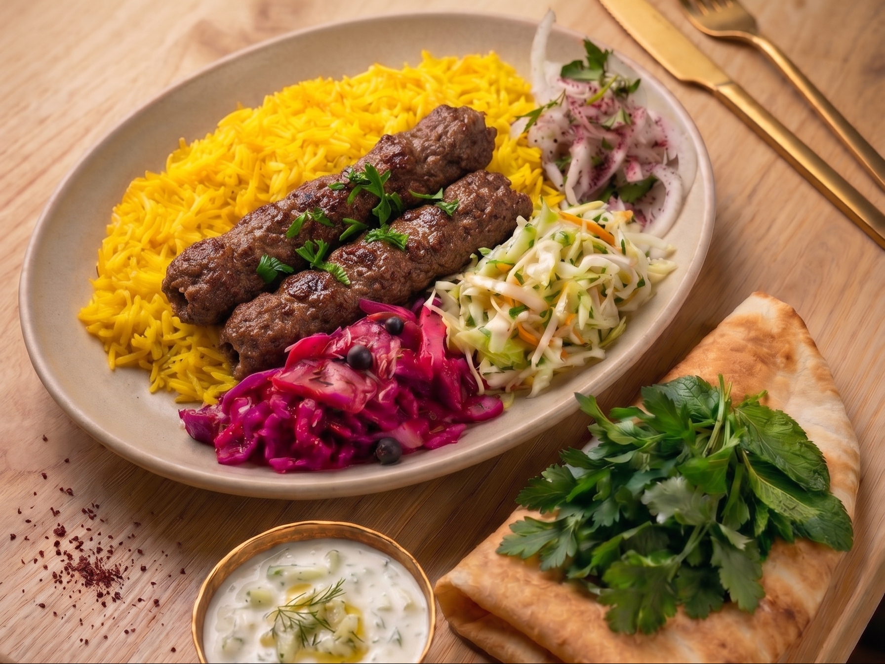 Beef Lula (Koobideh) Kebab