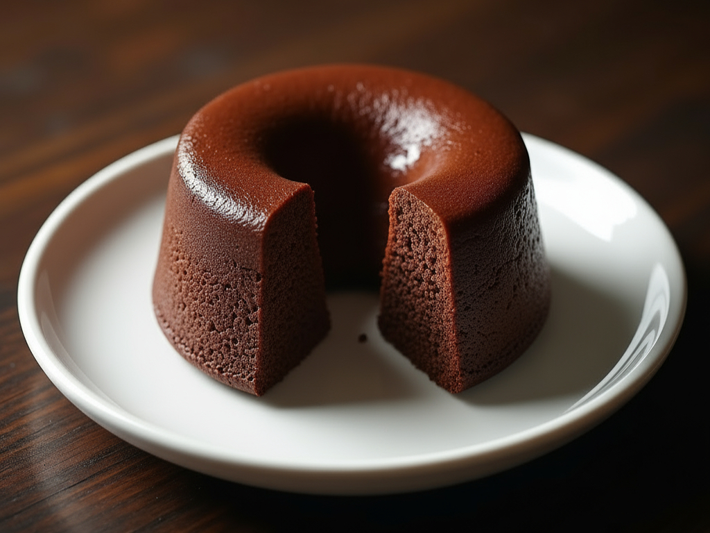 Molten Chocolate Cake ( No Ice Cream ).