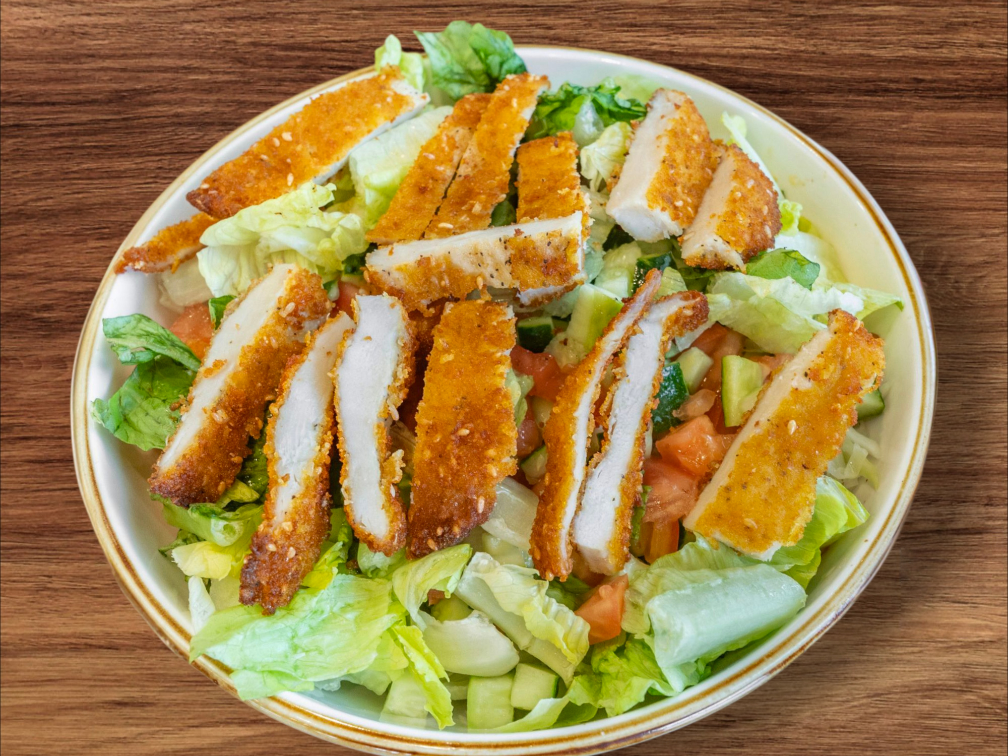 Schnitzel Salad.
