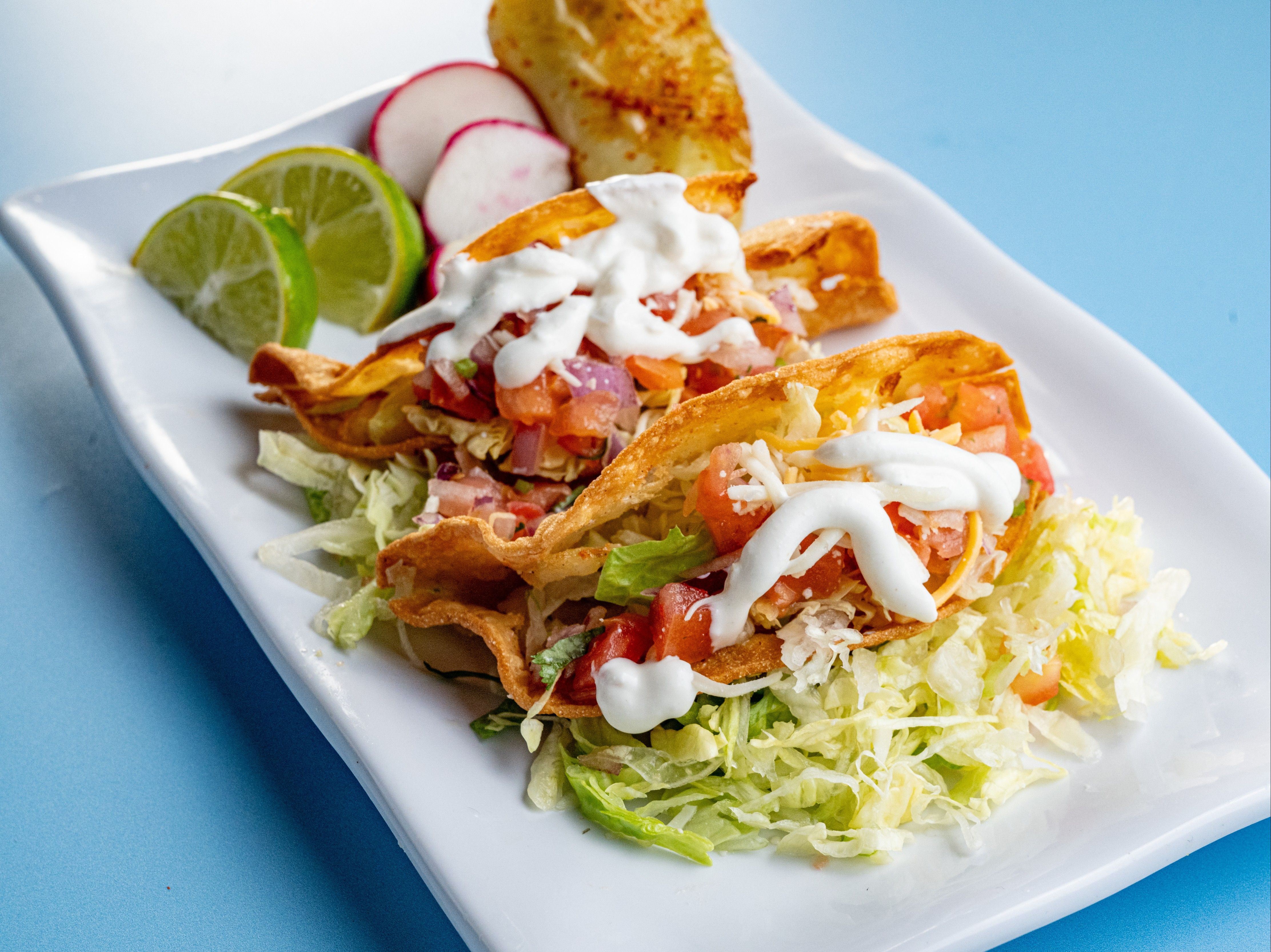 #9.Hard Shell Potato Taco & Cheese.