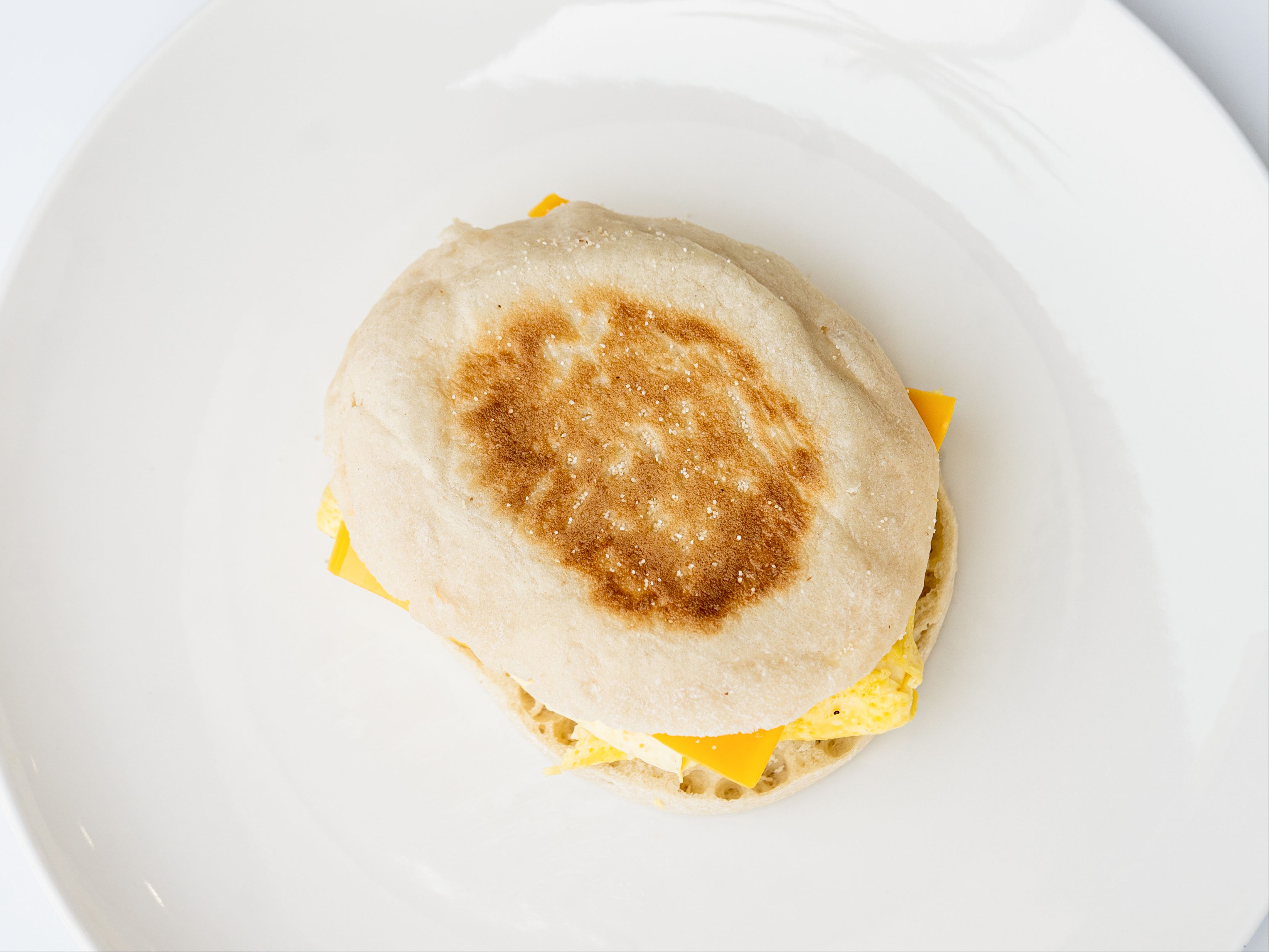 Breakfast English Muffin Sandwich.