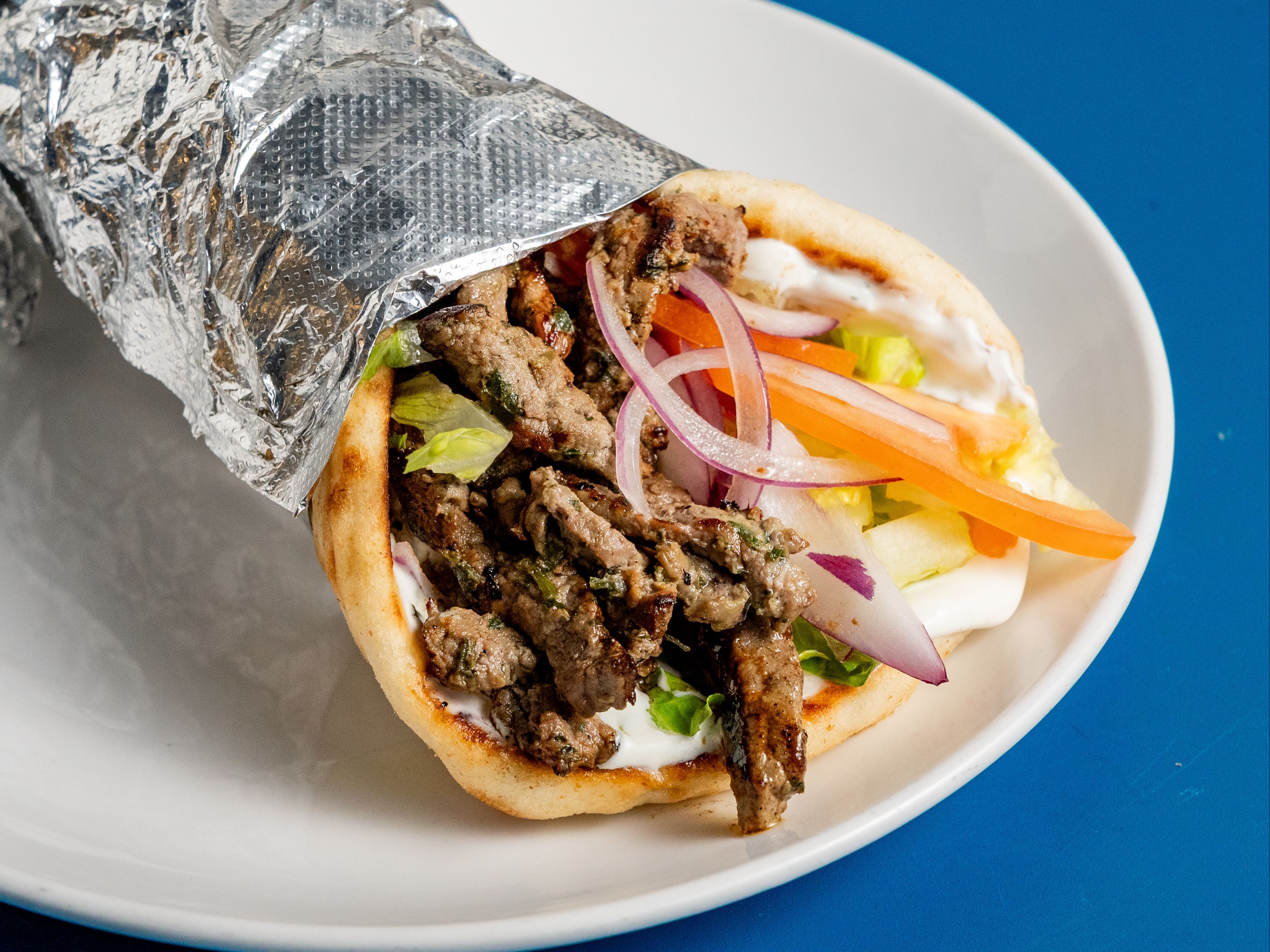 Lamb & Beef Pita.