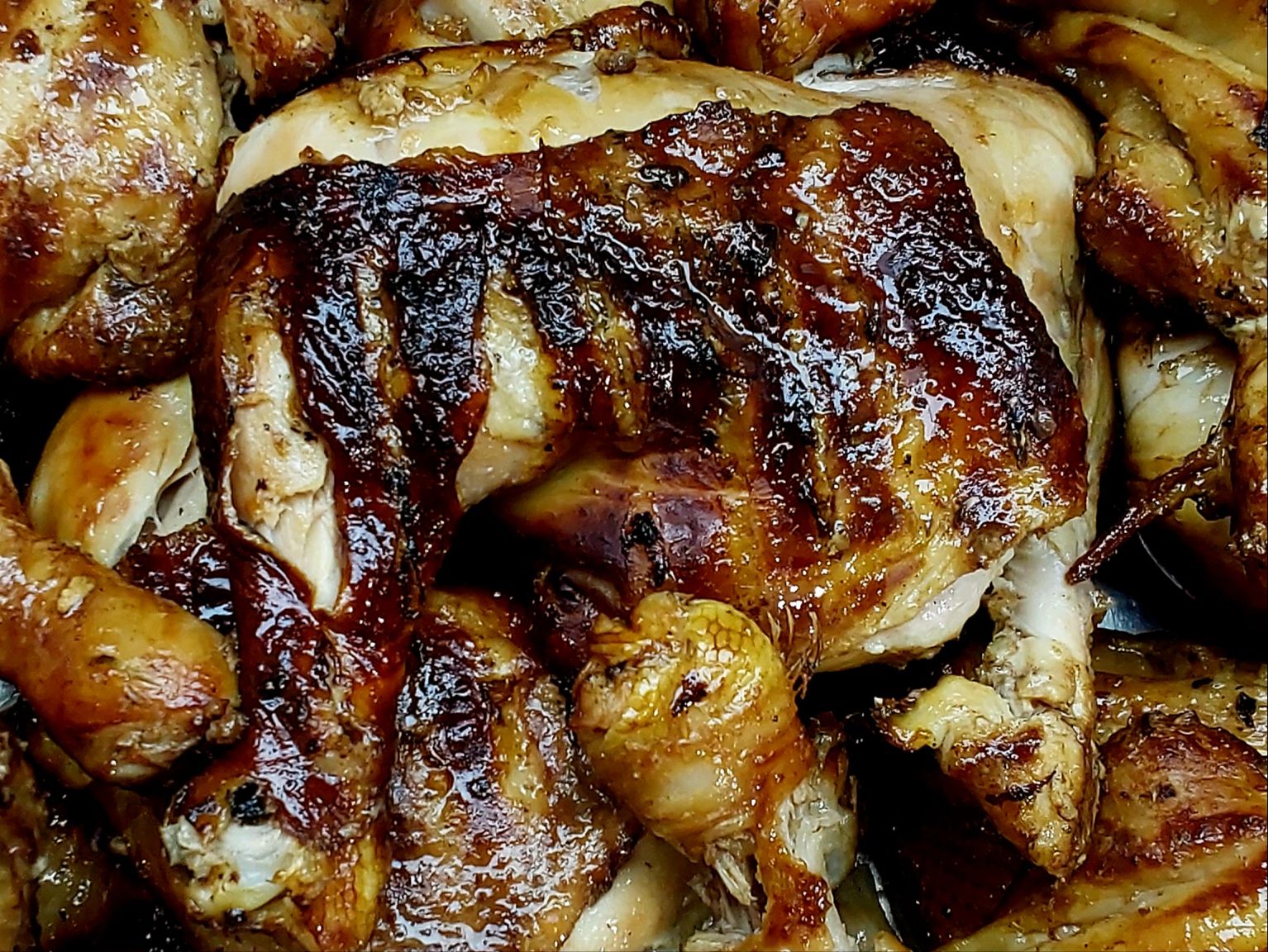 Chicken leg quarter.