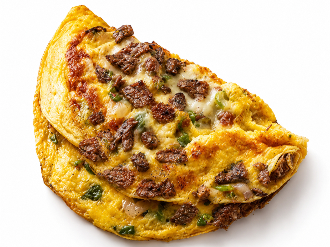 Philly Steak Omelet.