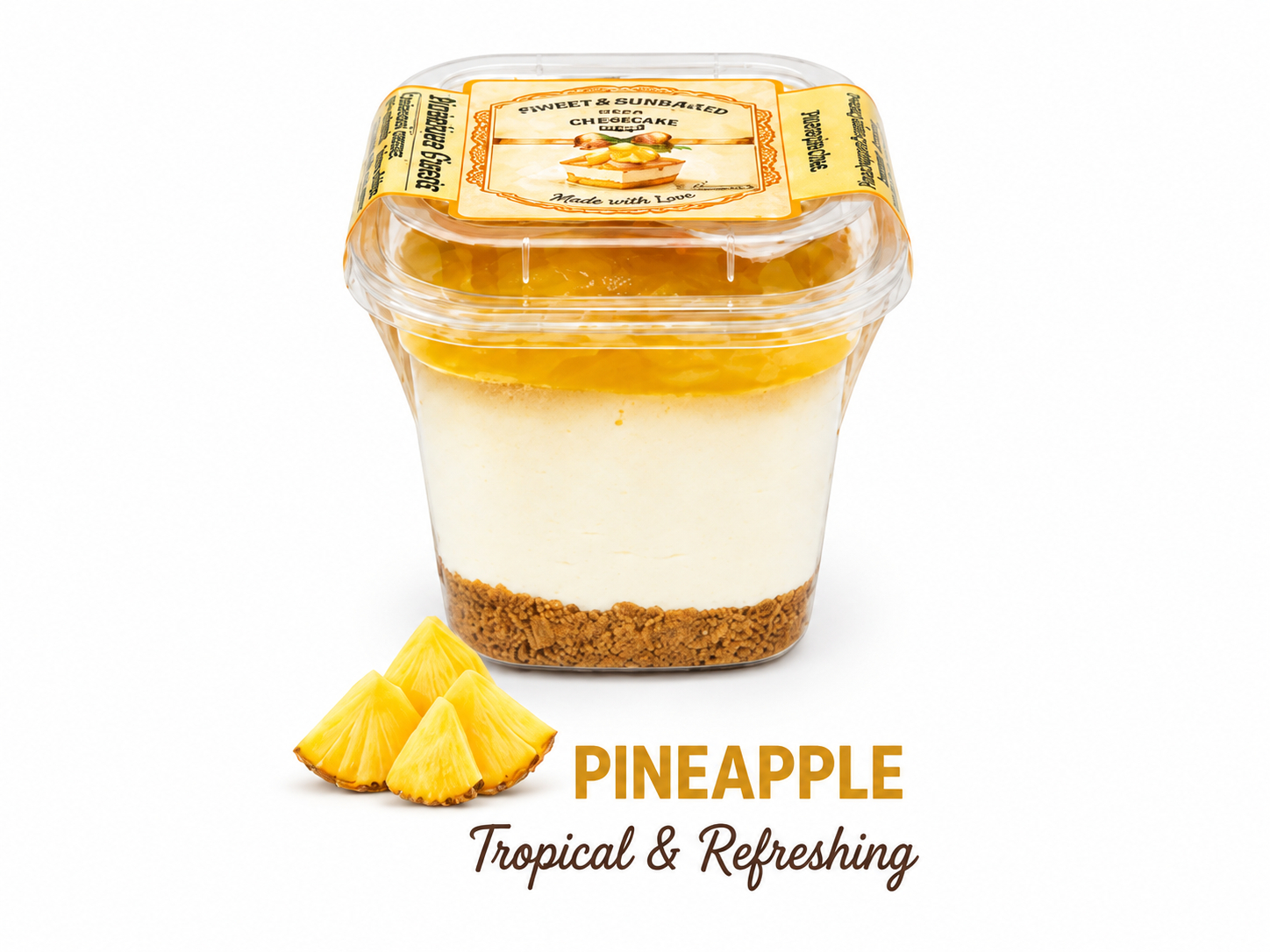 Pineapple Cheesecake Cup.