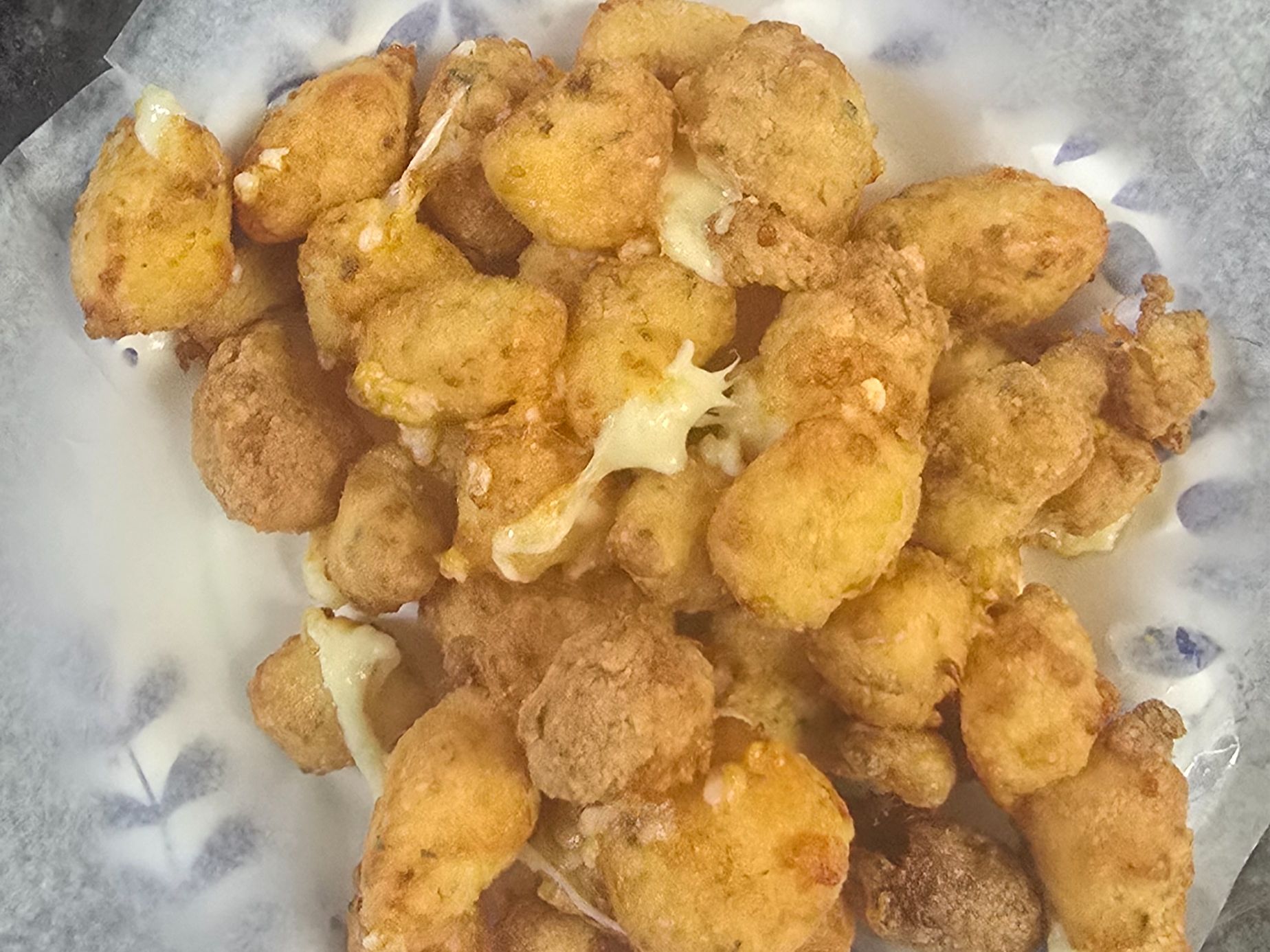 Garlic Cheese Kurds.