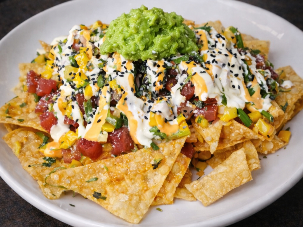 Tuna Poke Nacho.