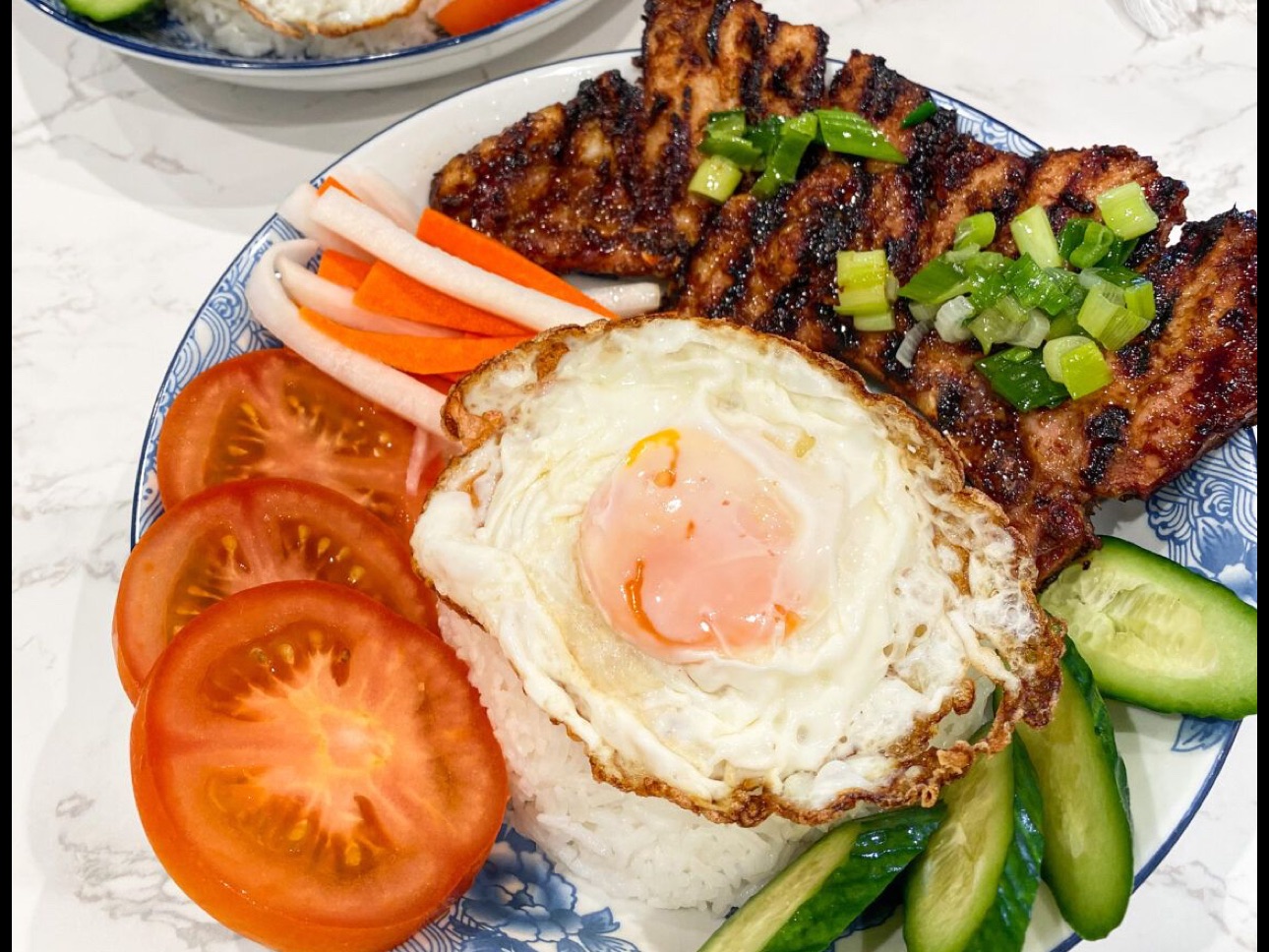 30 Broken Rice with Grilled Pork.