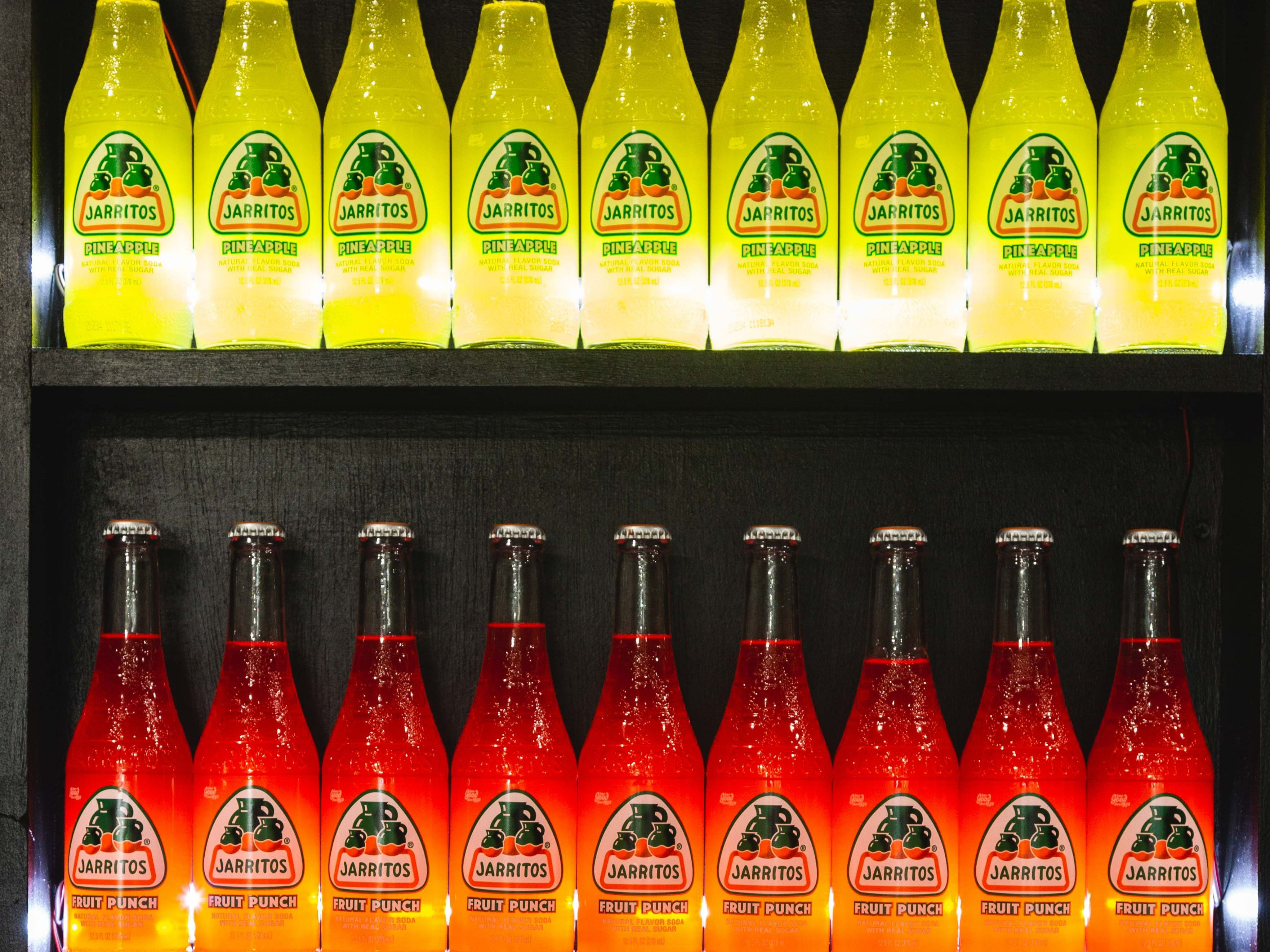 Jarritos Seltzer Water.
