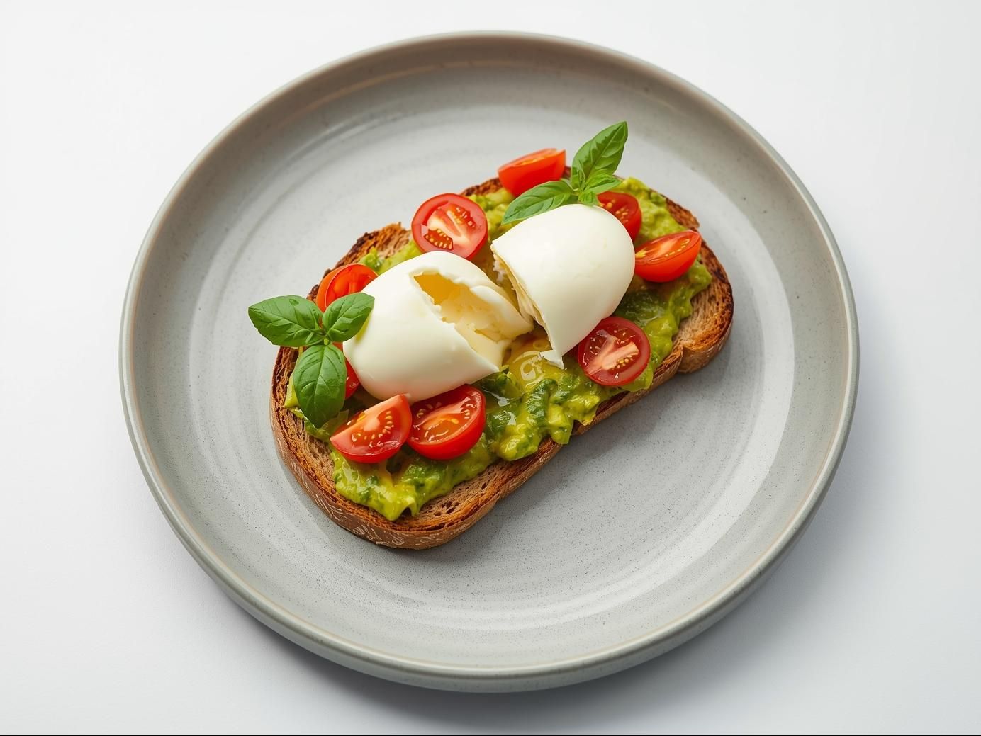 BURRATA AVOCADO TOAST.