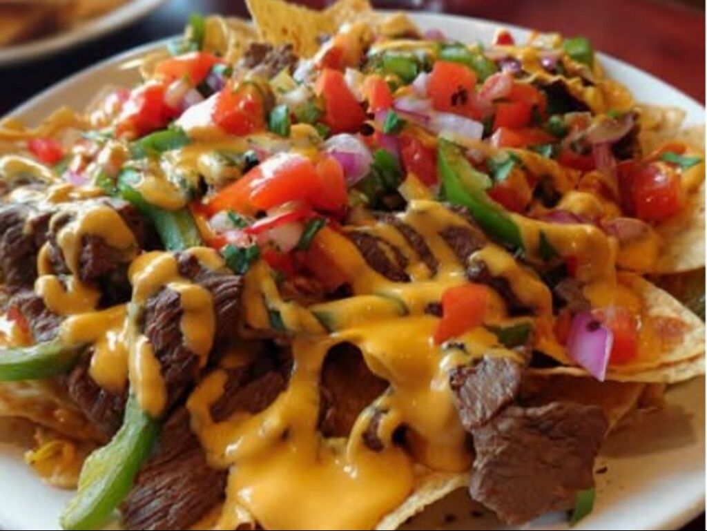Lunch Fajita Nachos.