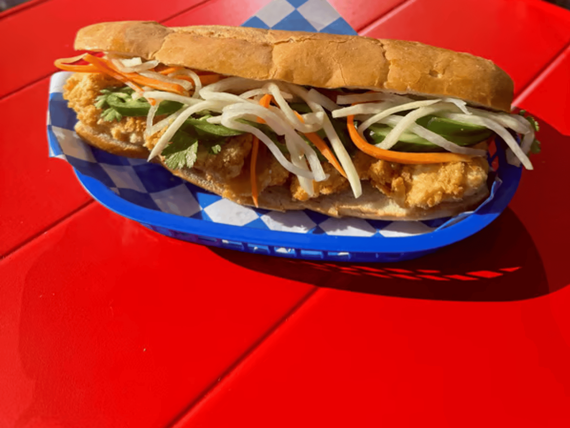 Fried Fish Banh Mi