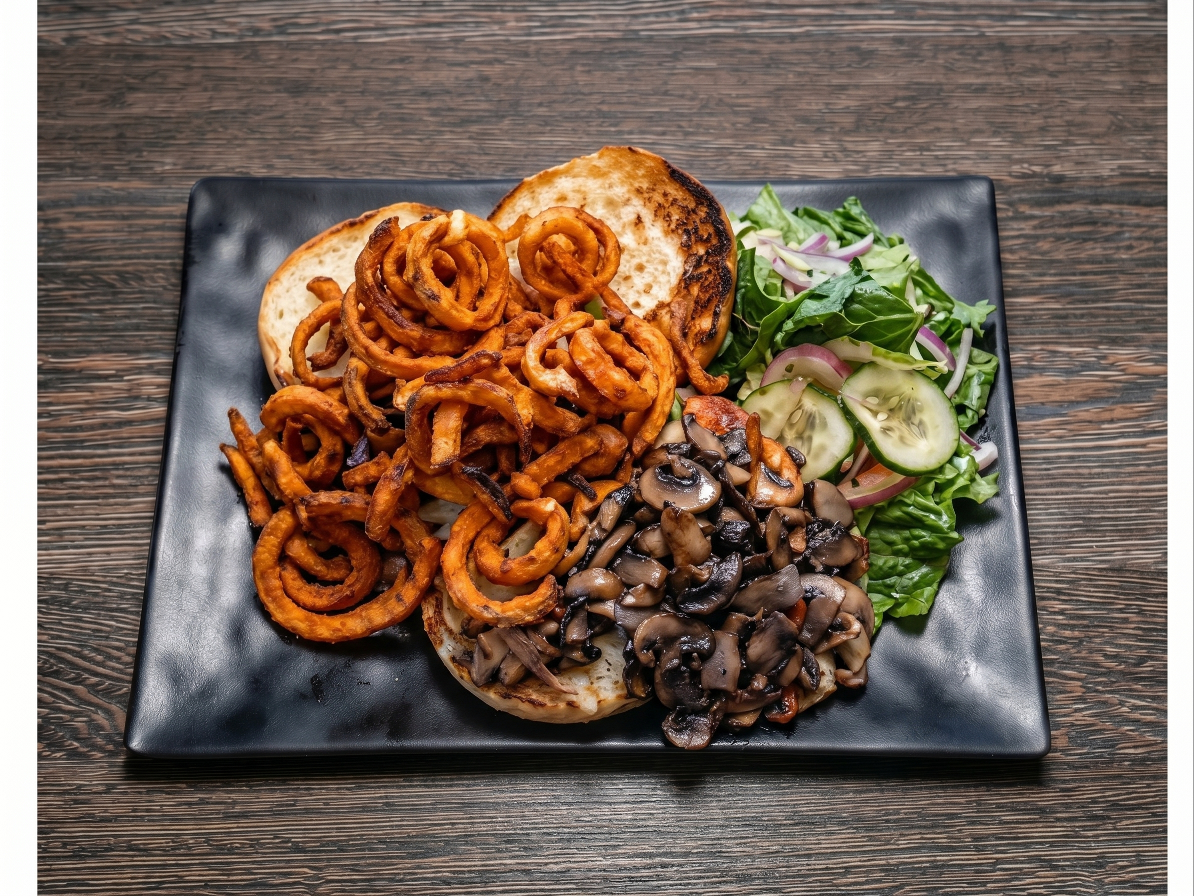 Carmel's Chicken Burger.