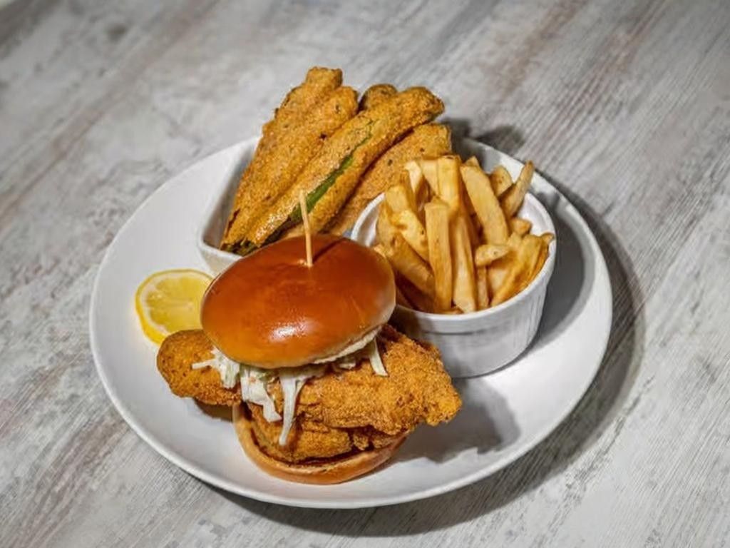 Fried Catfish Sandwich (served with Fries)