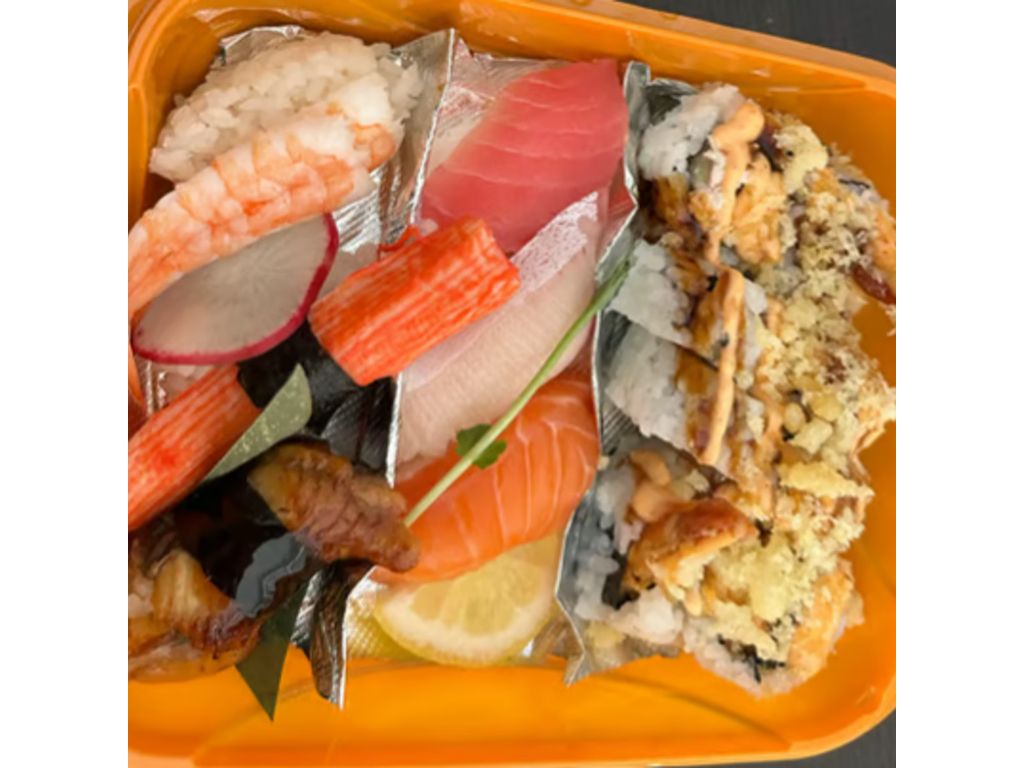 Nigiri + Special Roll (6pc Nigiri + Special Roll).