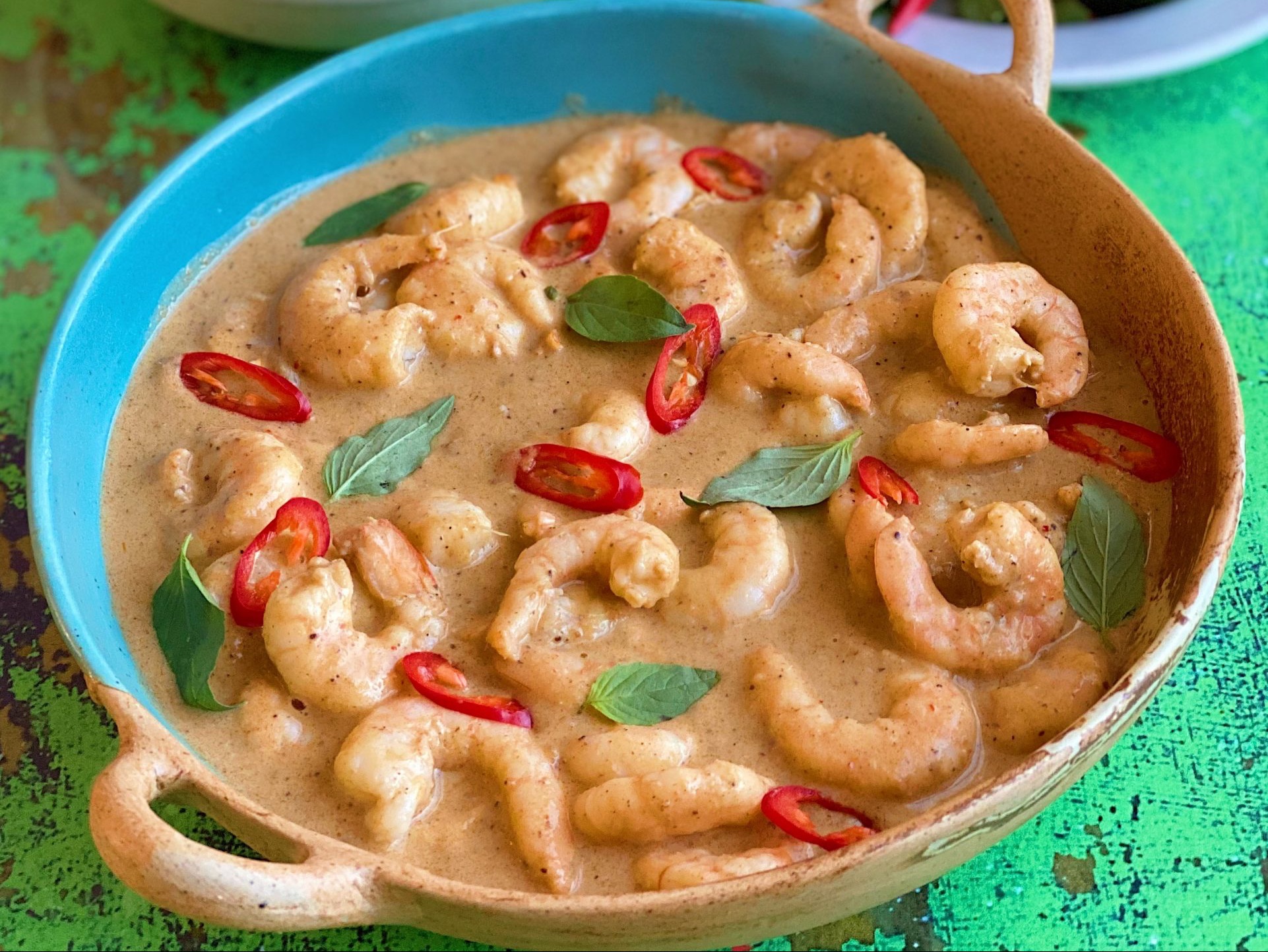 Shrimp Panang Curry.
