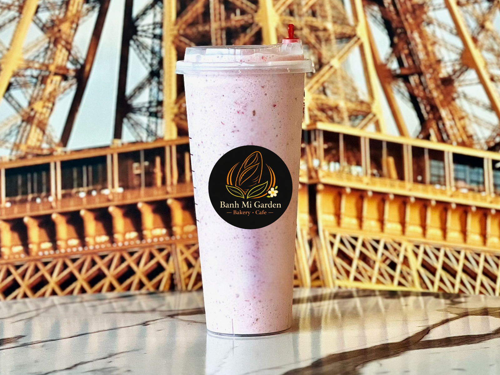 Strawberry Milk Slush.