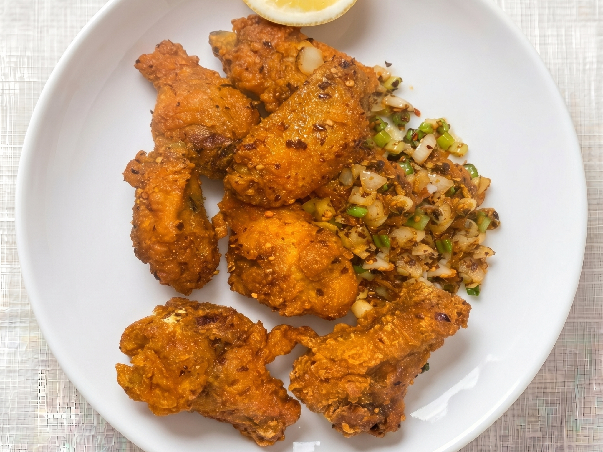 Spicy Fried Chicken Wings (8 Pc).