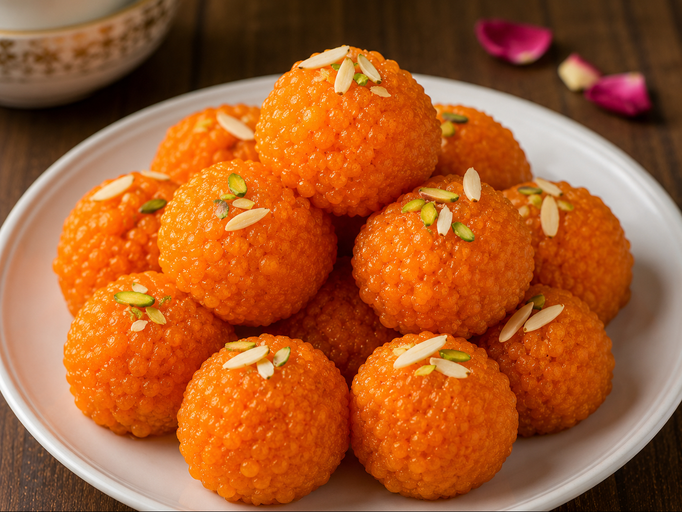 FRESH SWEET (1/2LB) MOTICHOOR LADOO.