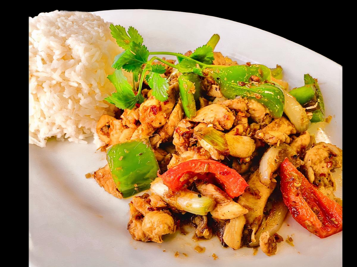 S38. Spicy Lemongrass Chicken Stir-Fry