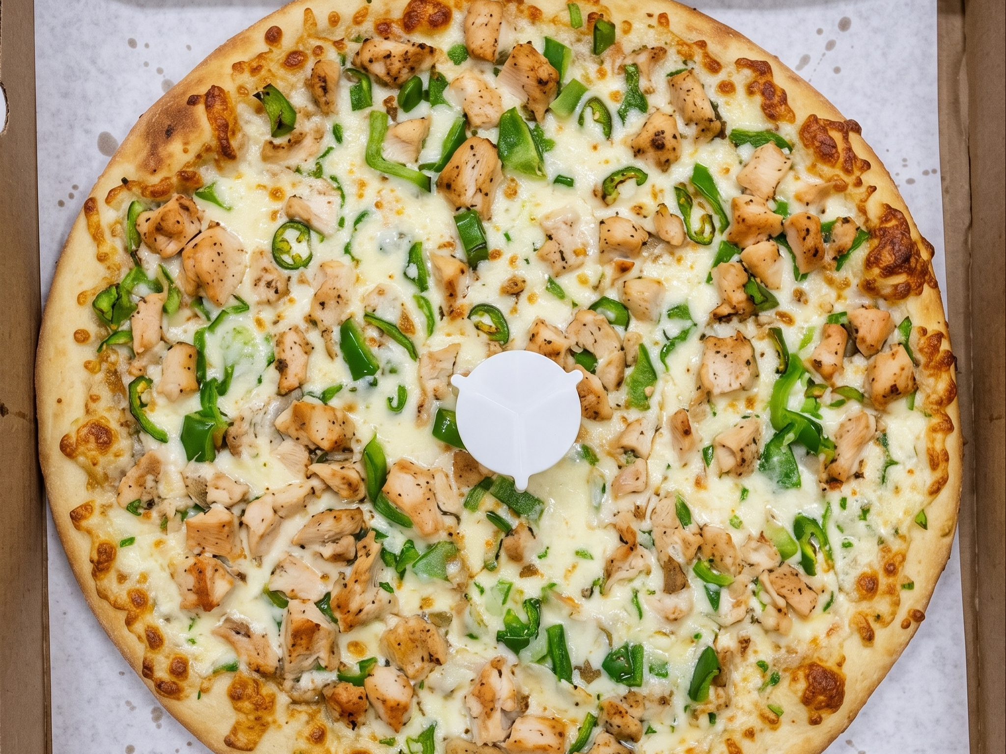 XL Chicken Pizza.