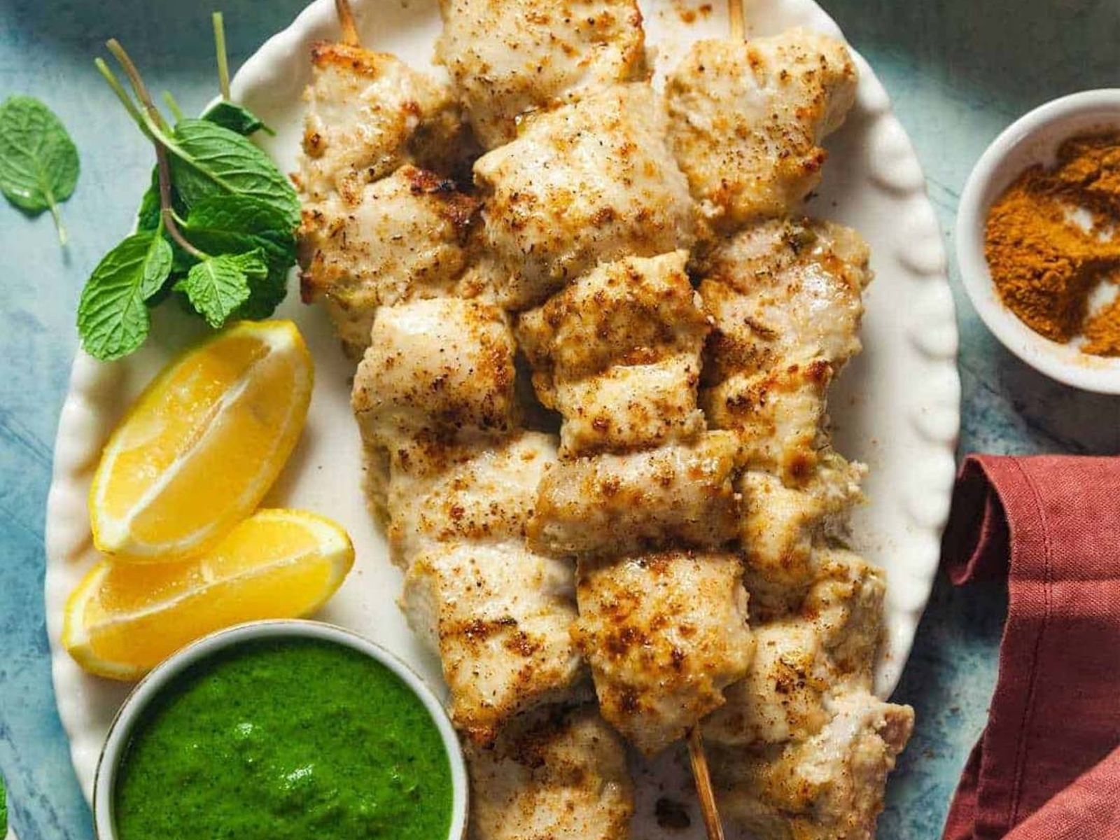 Chicken Malai Kabab.