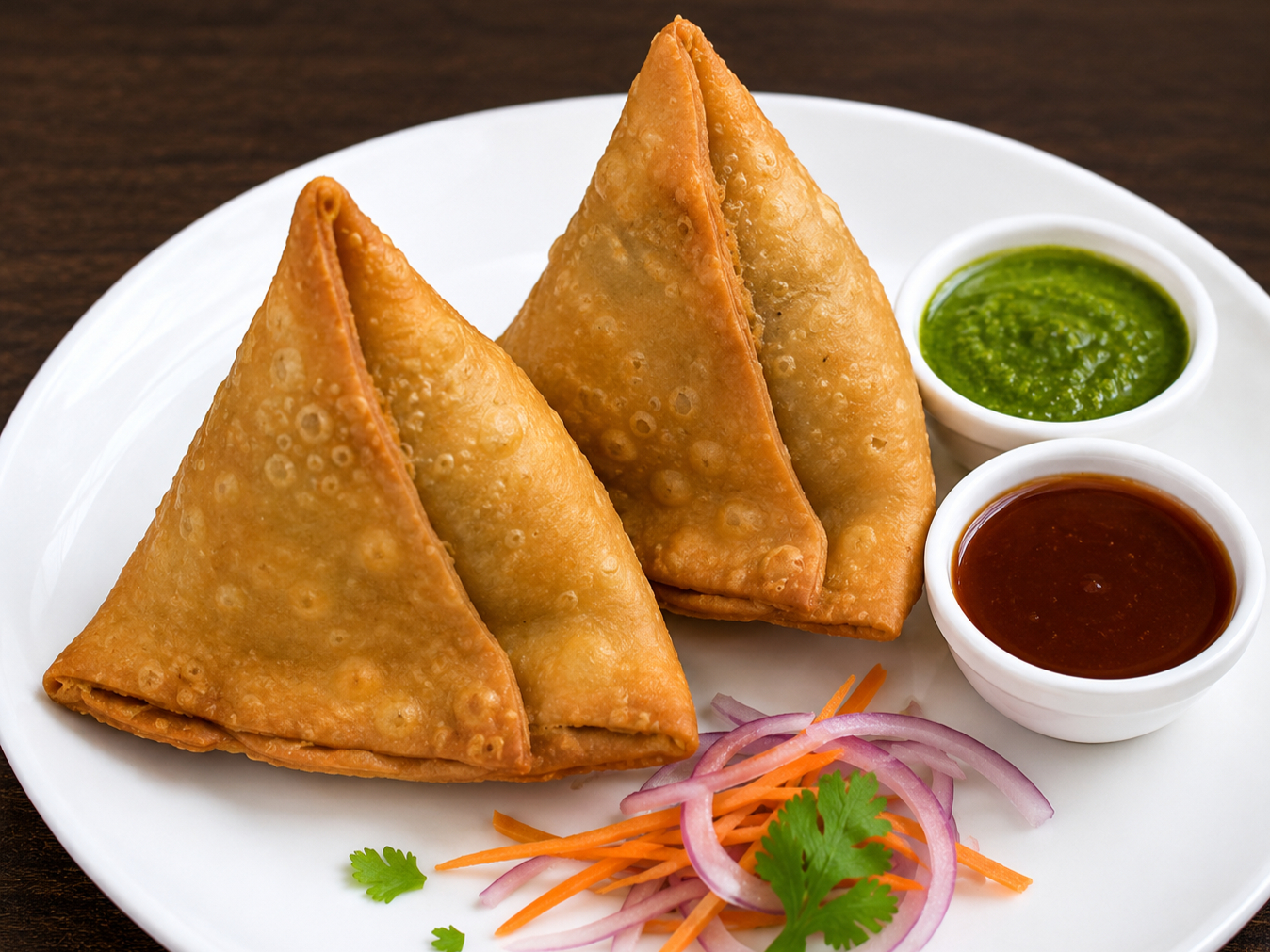 Vegetable Samosa (2pcs).