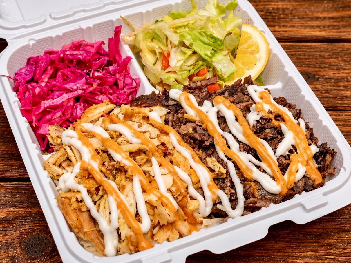Beef Shawerma Platter.