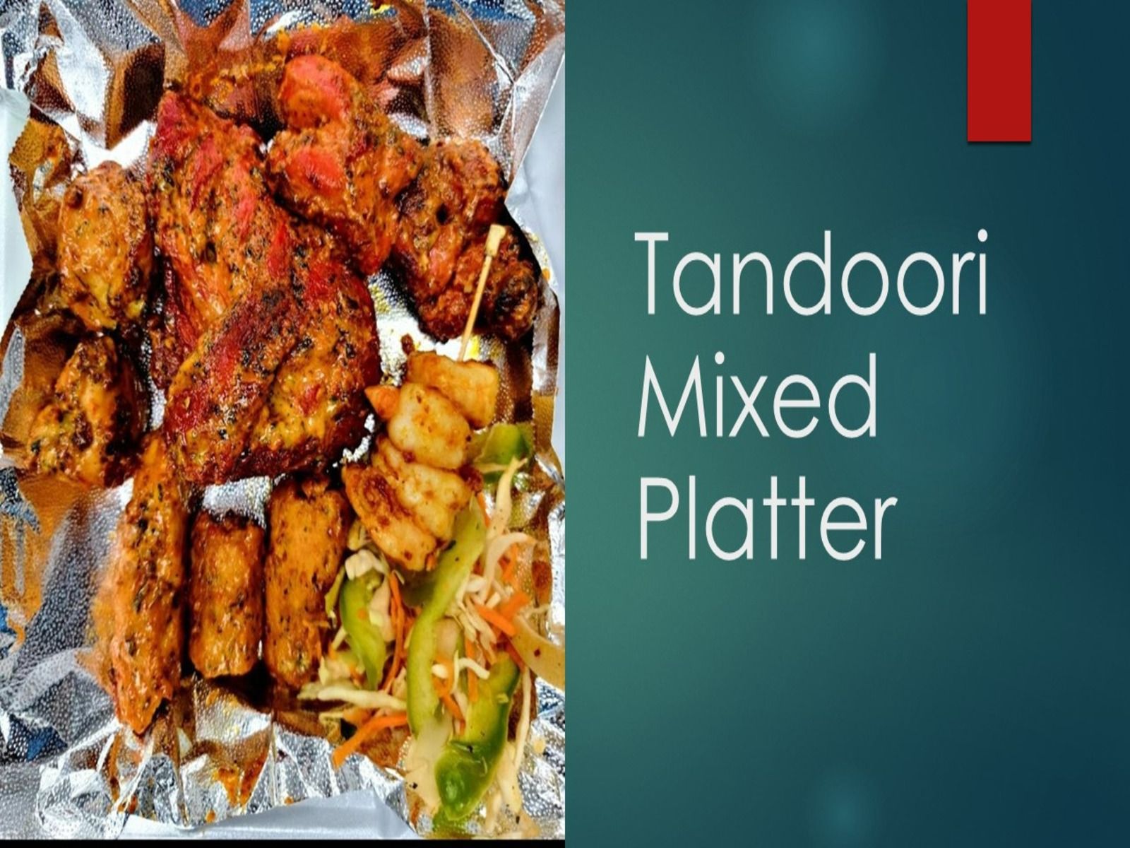 Tandoori Mixed Platter - Non Veg.