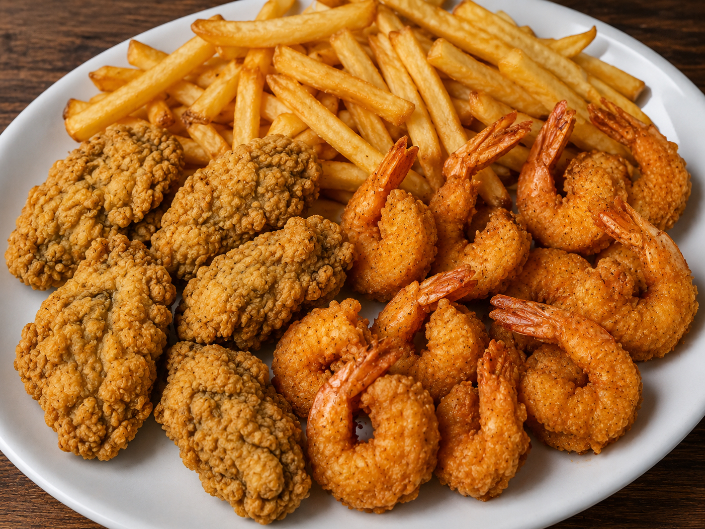 6 Oyster 10 Shrimp