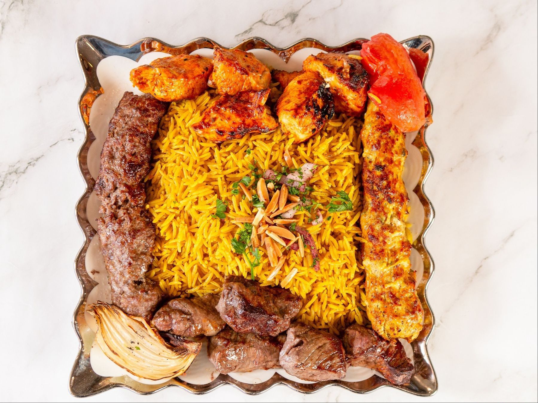 Mixed Grill (Special) Plate / طبق مشاوي مشكل (خاص).