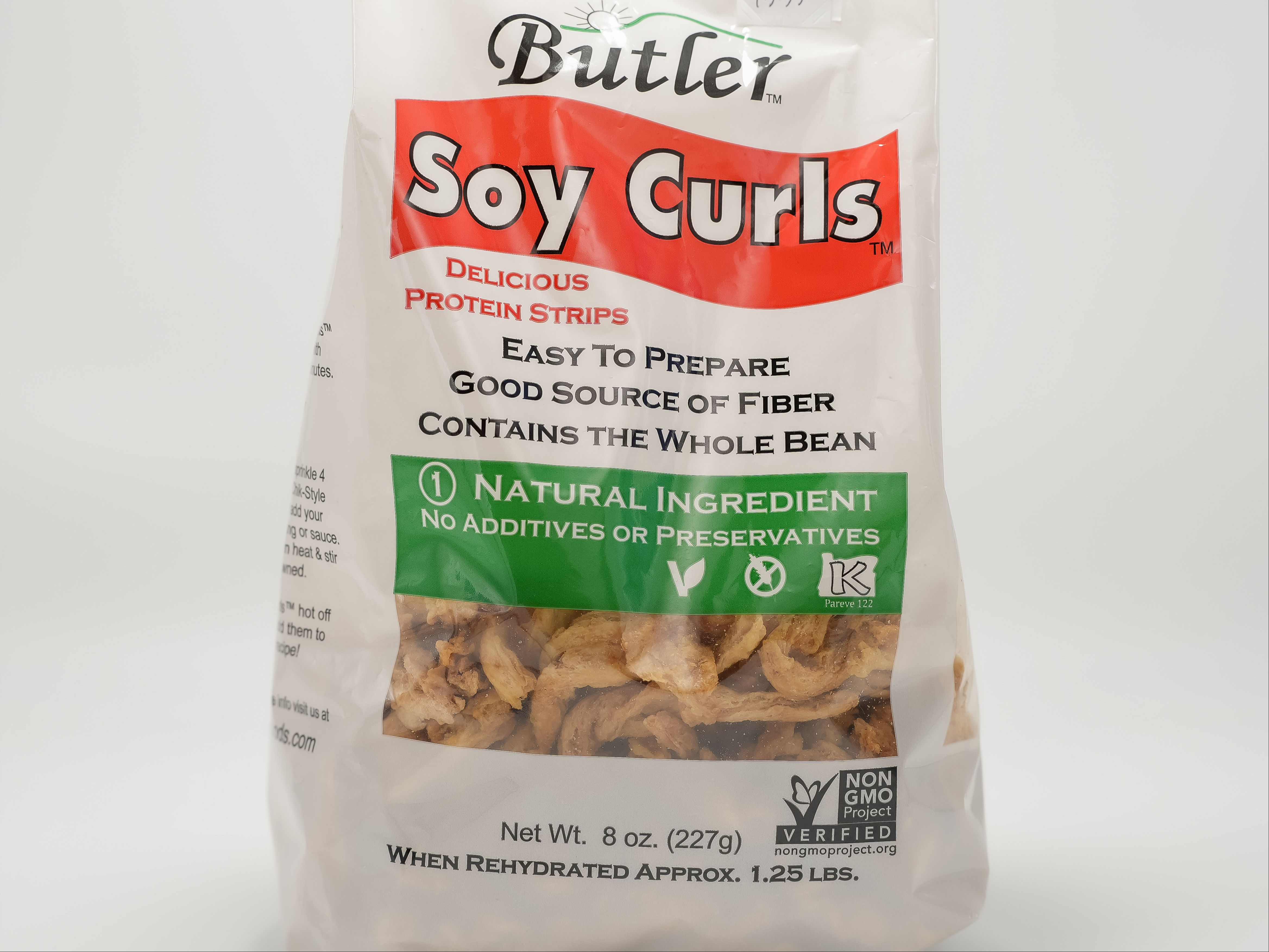 Soy curls 8 oz (227g).
