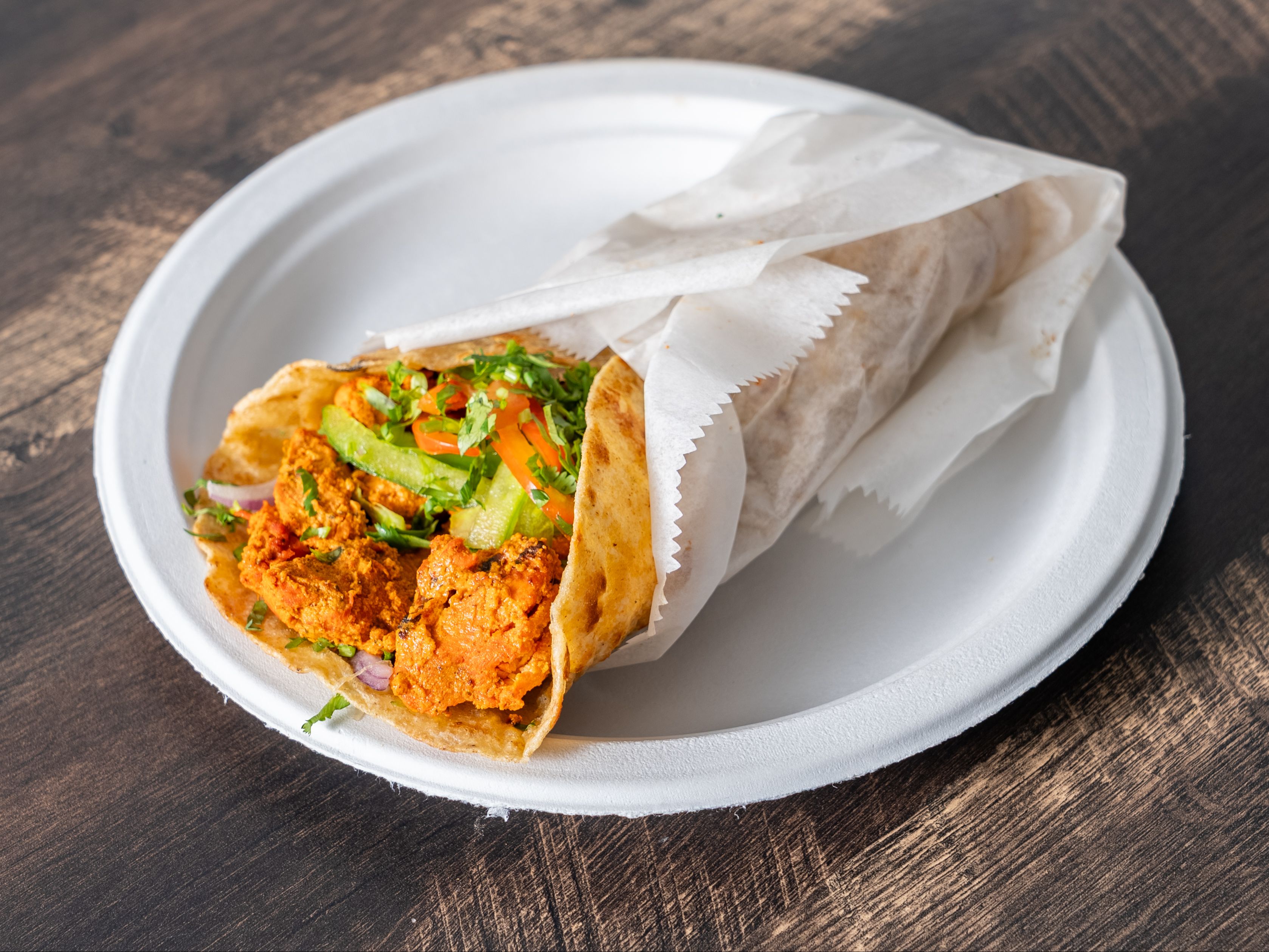 Chicken Tikka Roll.
