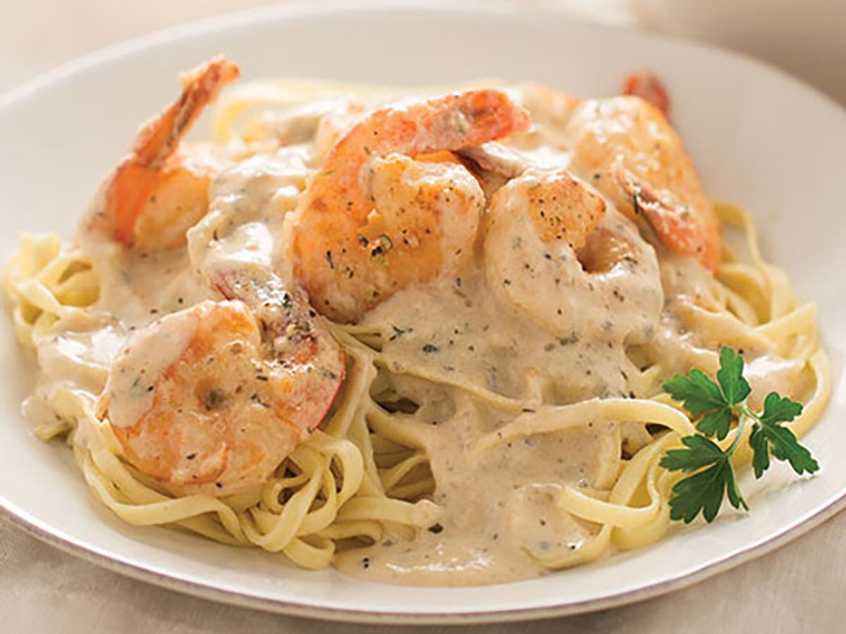 Shrimp Scampi Pasta.