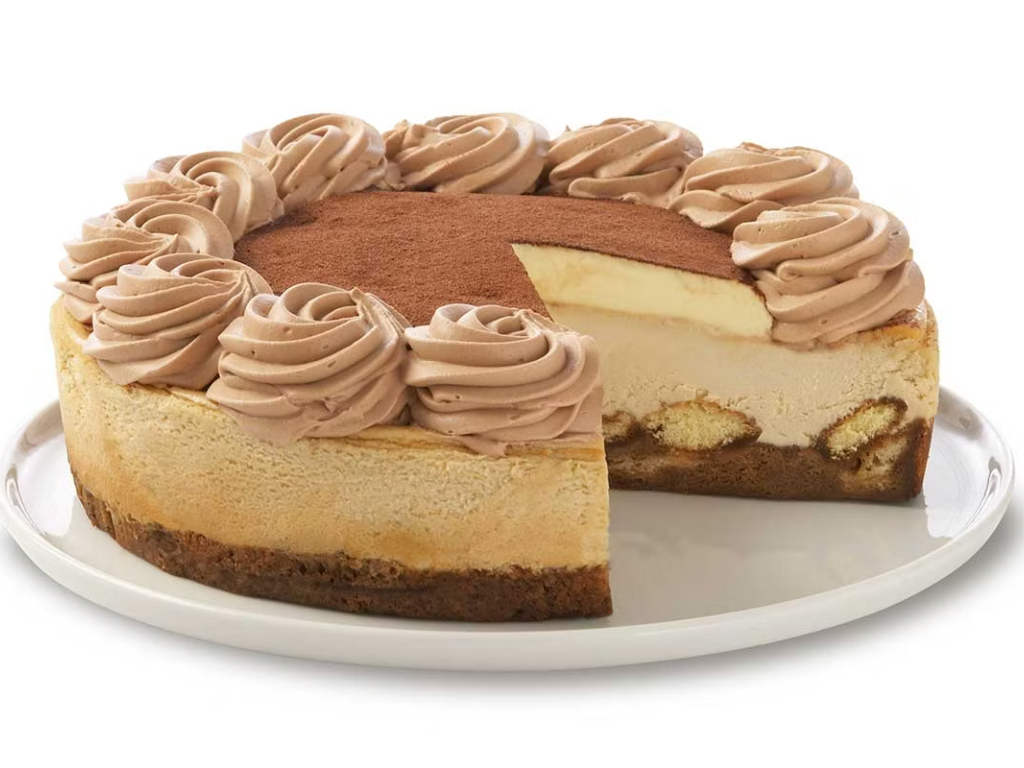 TIRAMISU CHEESECAKE (CHEESECAKE FACTORY).