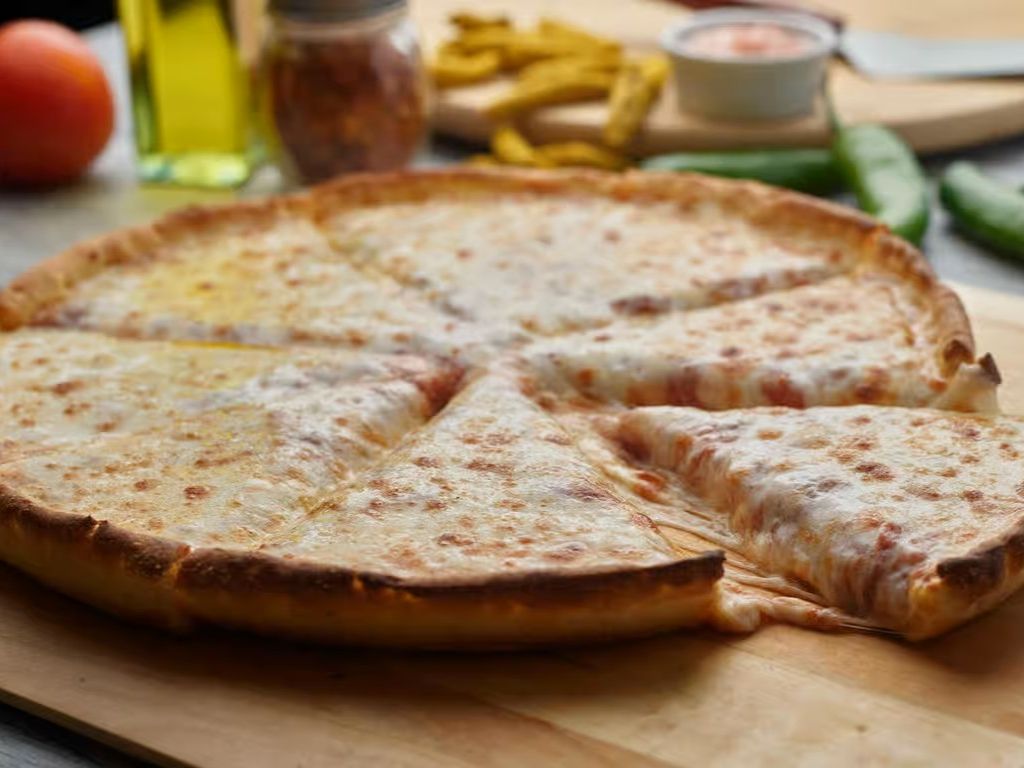 Plant Based Cheese Pizza.