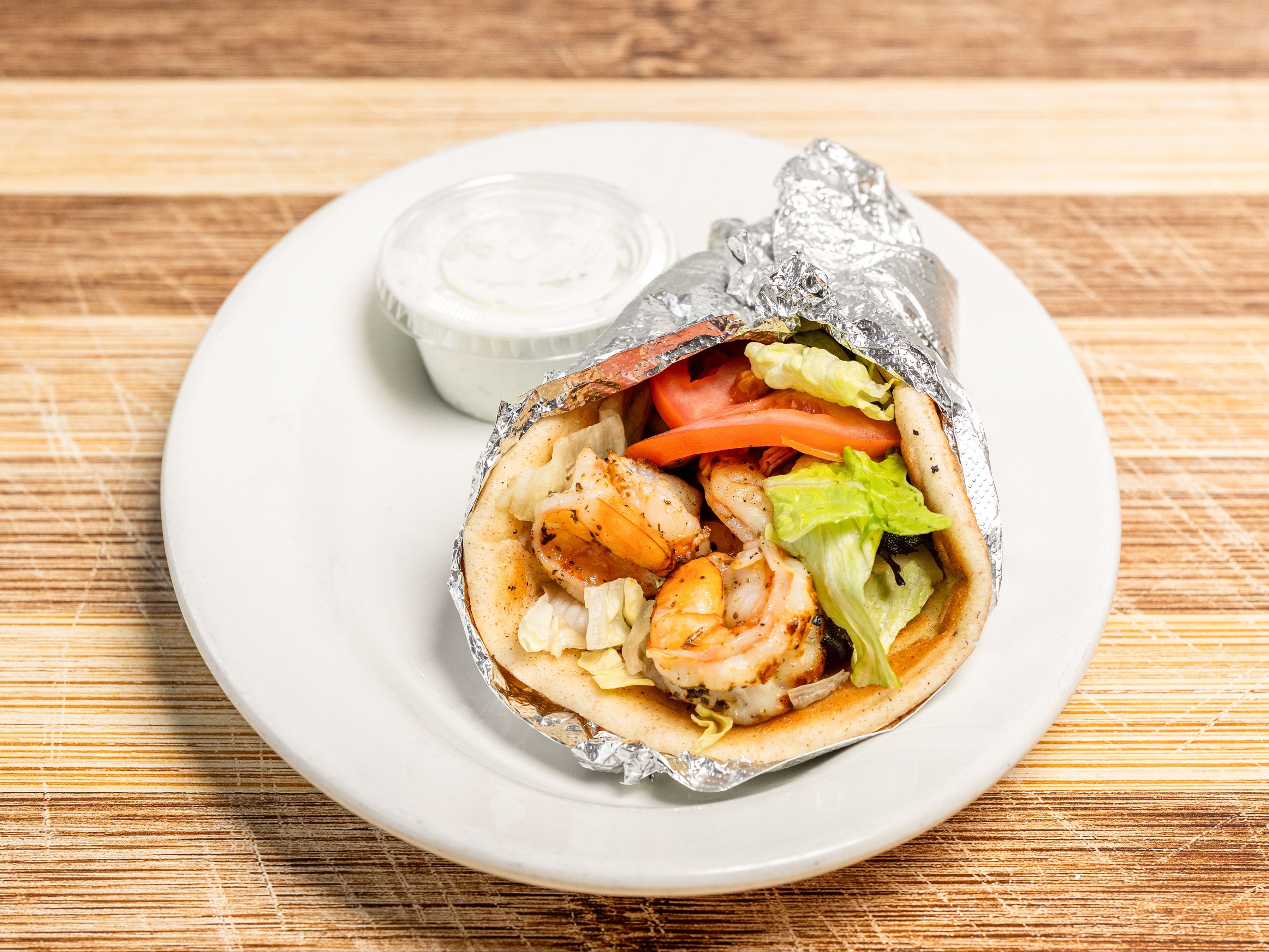 Shrimp Pita.