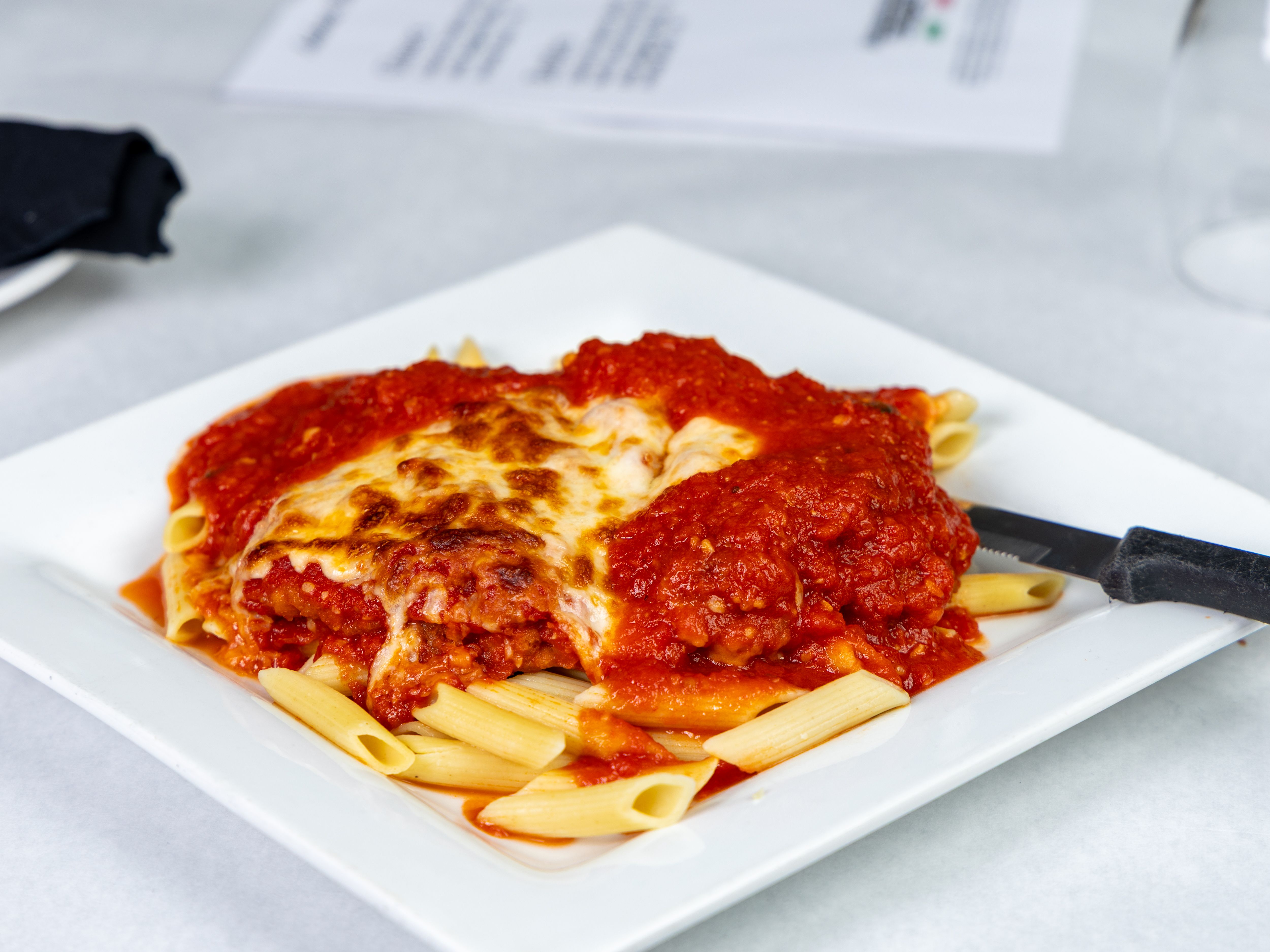 Chicken Parmigiana.