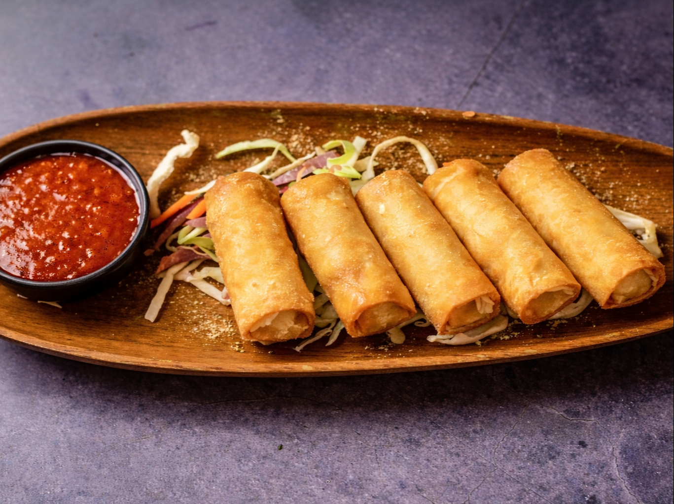 Veg Spring Rolls.